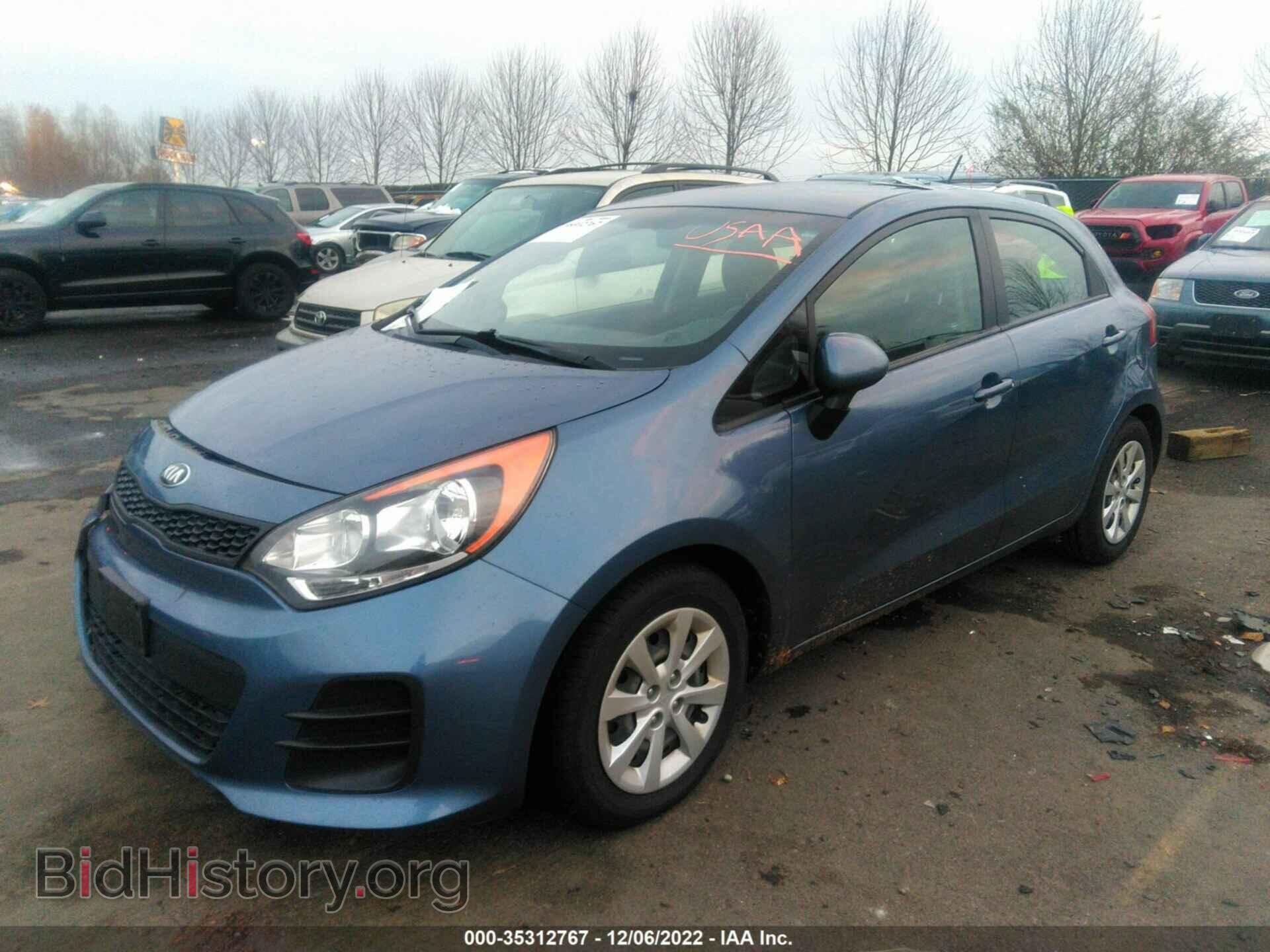 2016 KIA RIO - VIN: KNADM5A30G6646798 - Фото 2