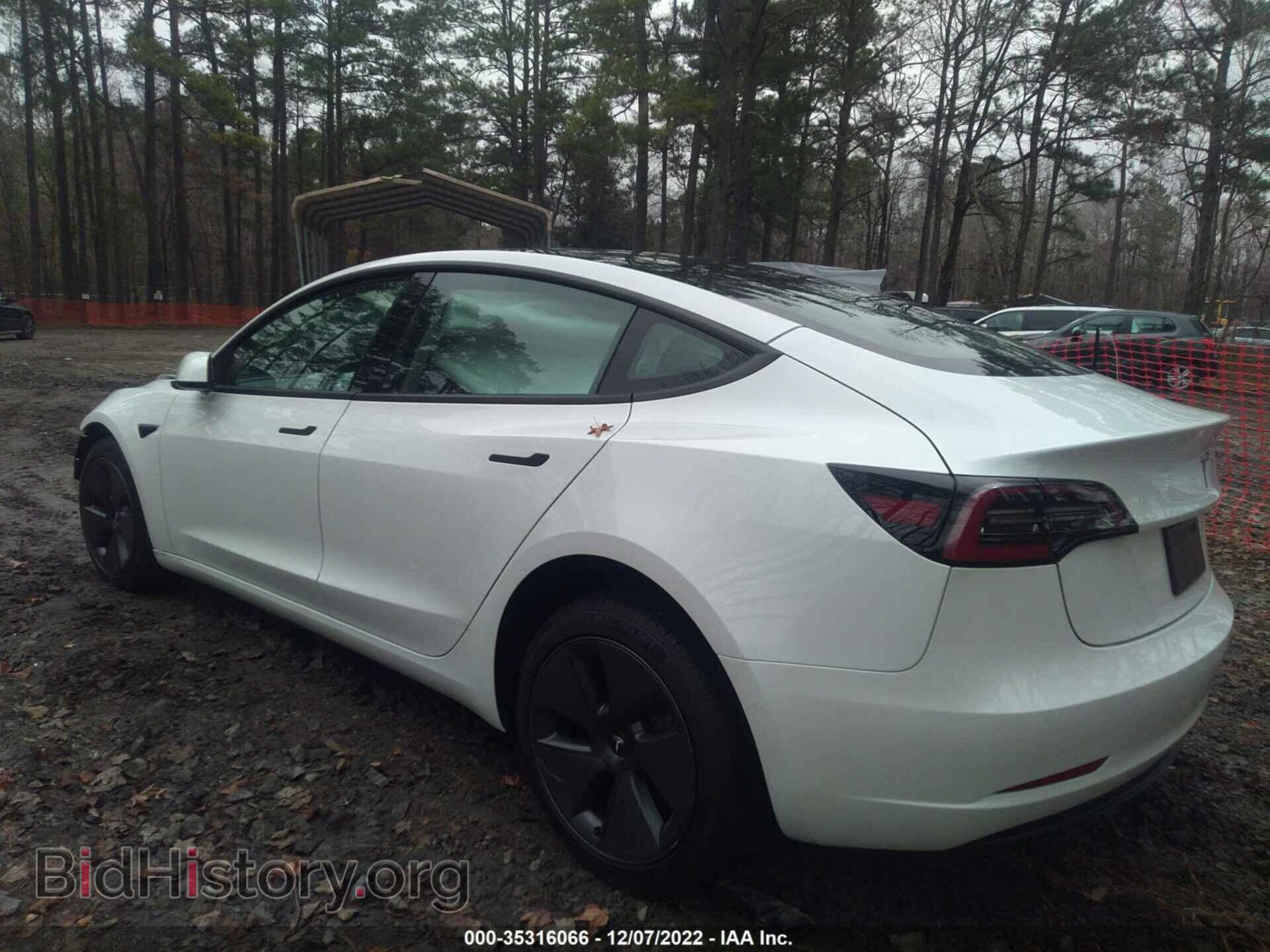 2022 TESLA MODEL 3 - VIN: 5YJ3E1EA1NF328199 - Photo 3