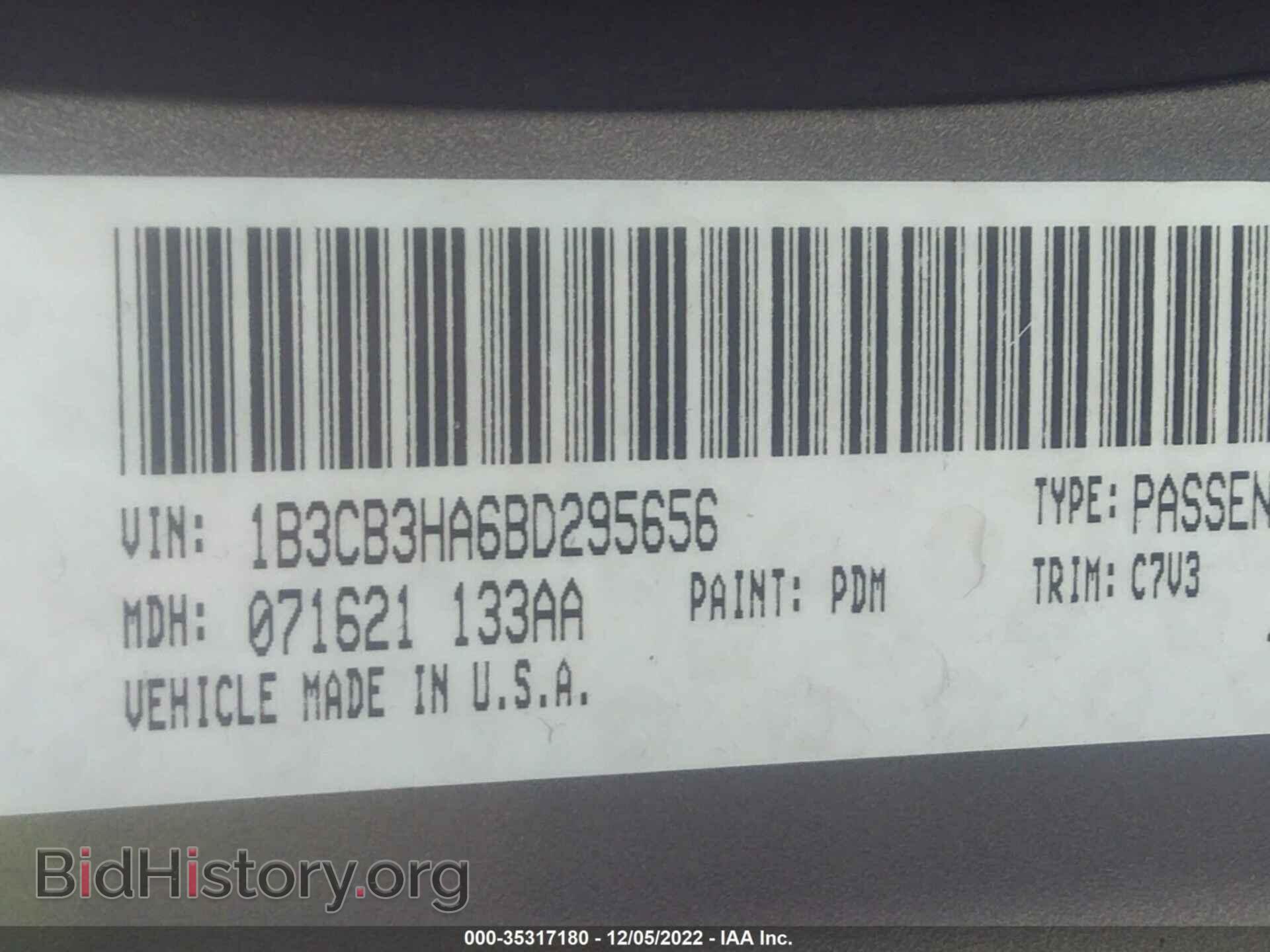 2011 DODGE CALIBER - VIN: 1B3CB3HA6BD295656 - Фото 9