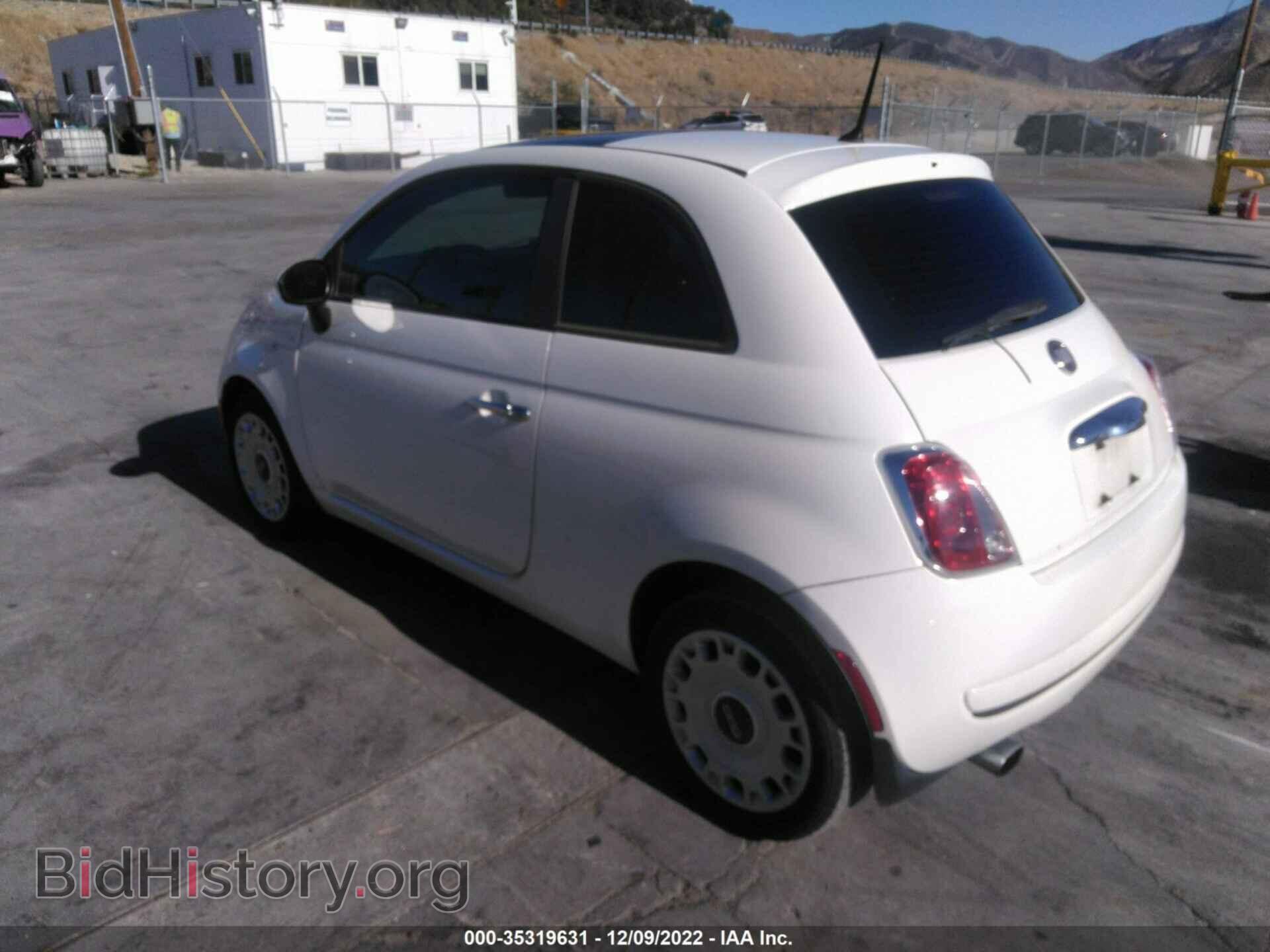 2012 FIAT 500 - VIN: 3C3CFFARXCT381704 - Photo 3