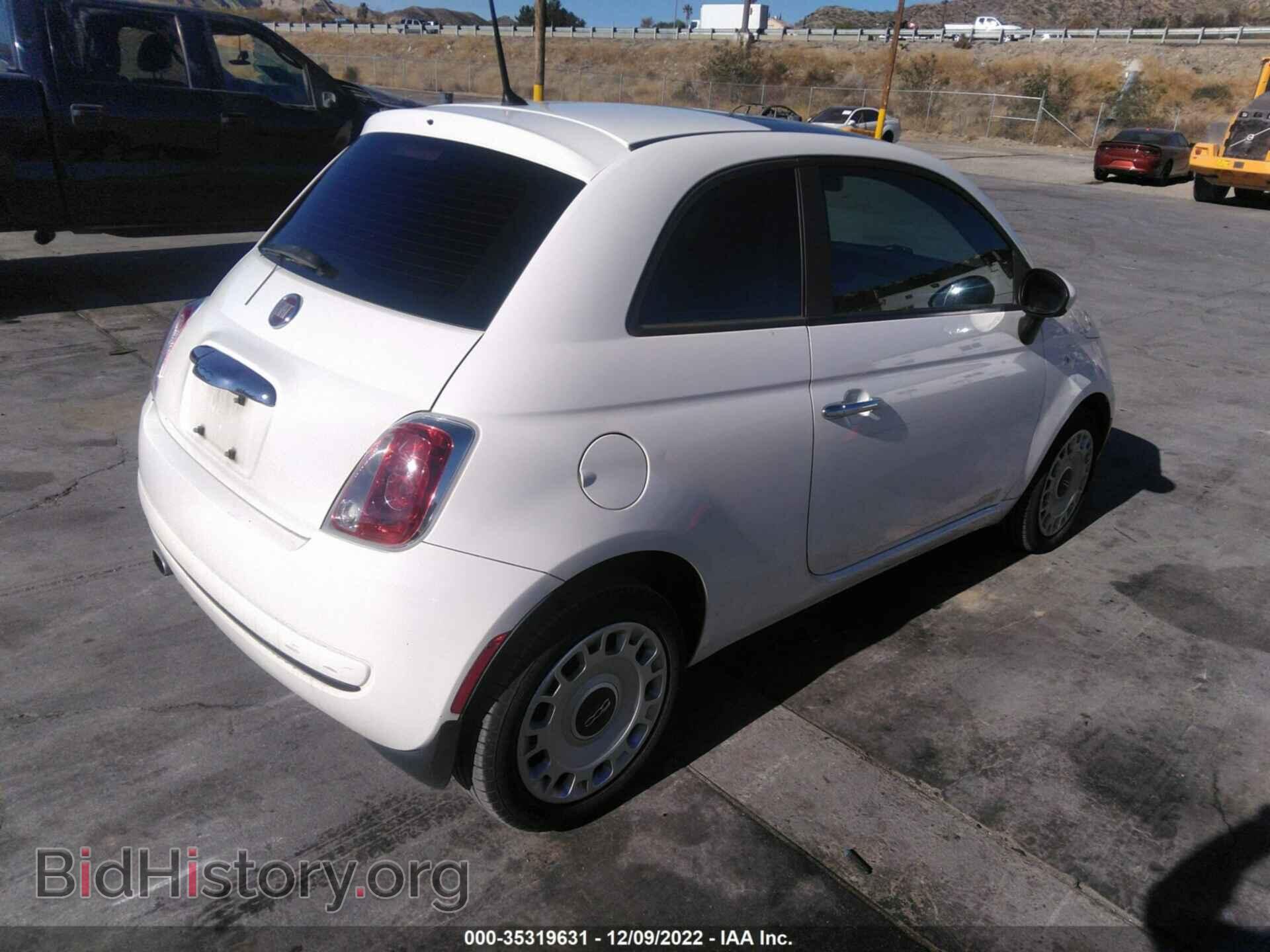 2012 FIAT 500 - VIN: 3C3CFFARXCT381704 - Photo 4