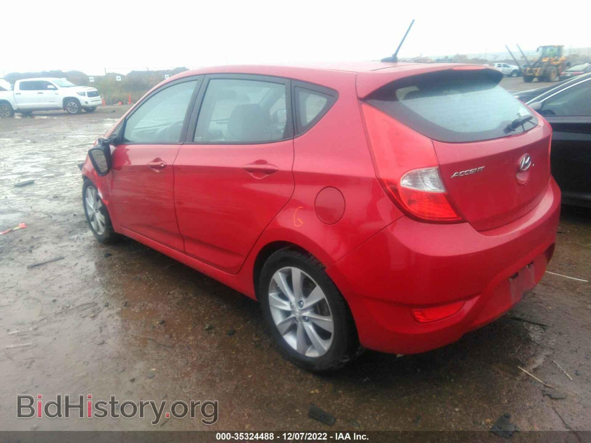 2014 HYUNDAI ACCENT - VIN: KMHCU5AE0EU152302 - Фото 3