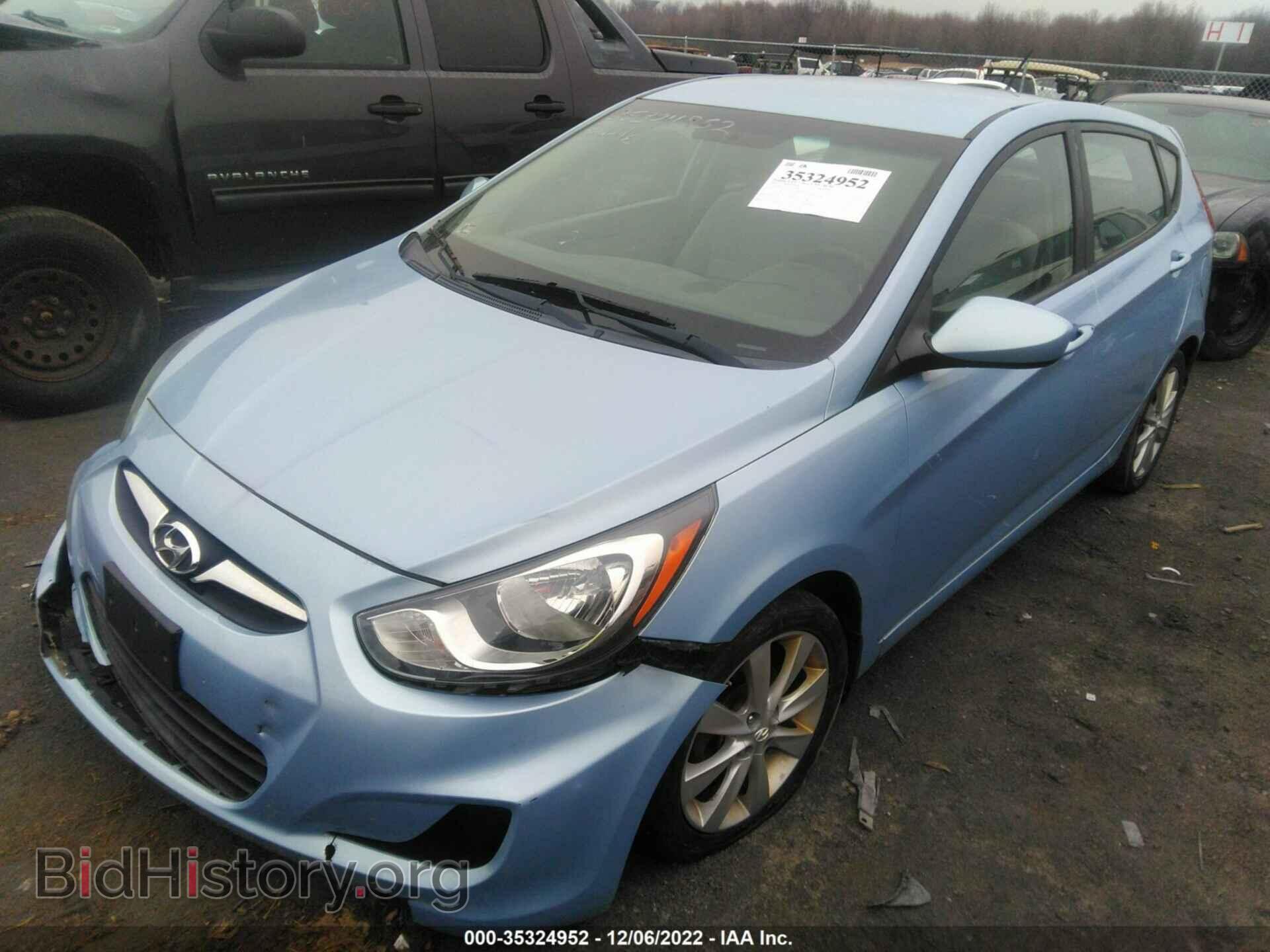 2012 HYUNDAI ACCENT - VIN: KMHCU5AE7CU017606 - Фото 2