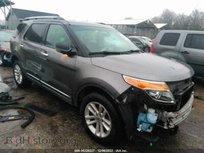 2011 Ford EXPLORER XLT, серый — VIN 1FMHK8D88BGA08736, IAAI
