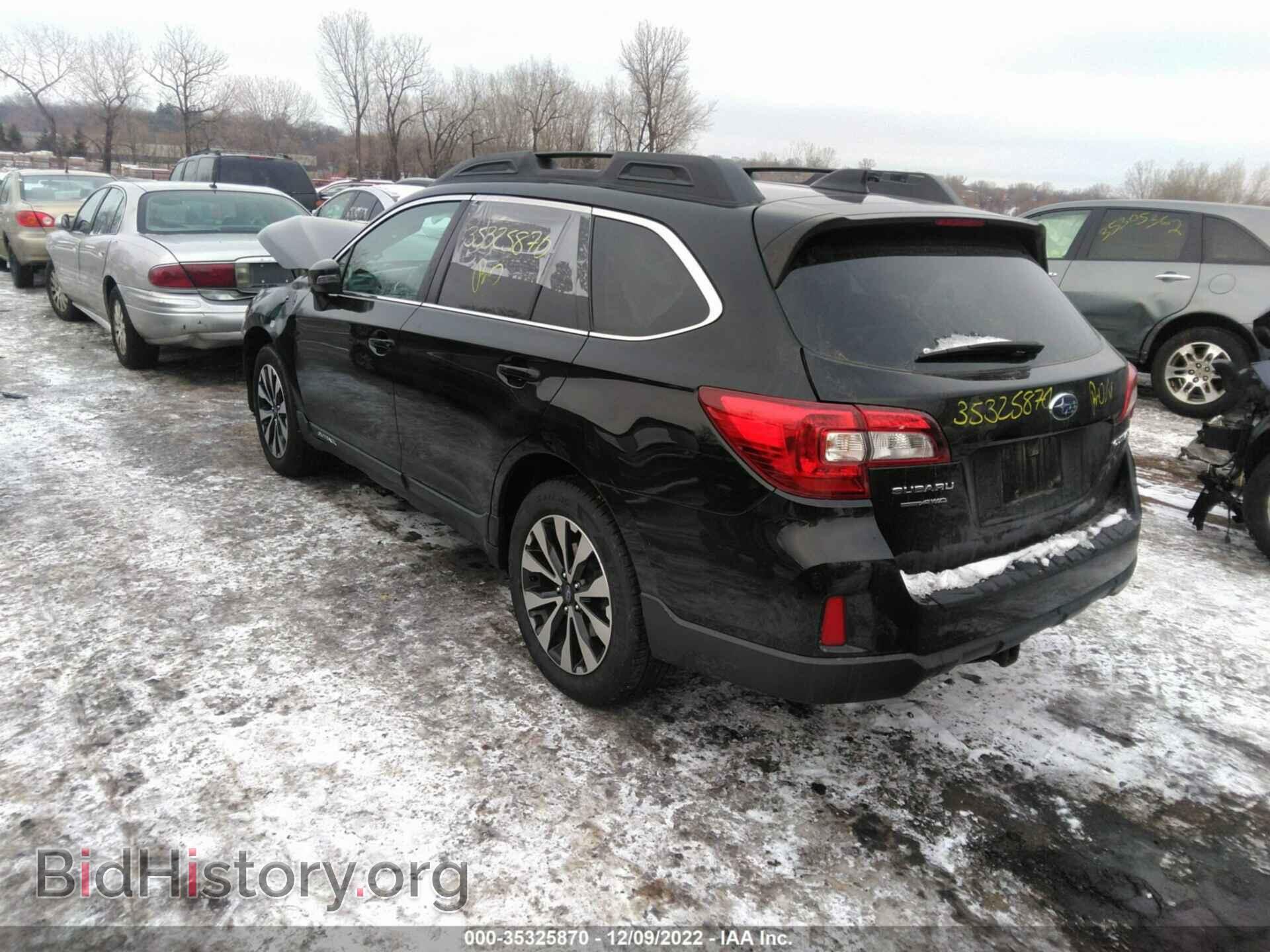 2016 SUBARU OUTBACK - VIN: 4S4BSANC0G3272497 - Фото 3