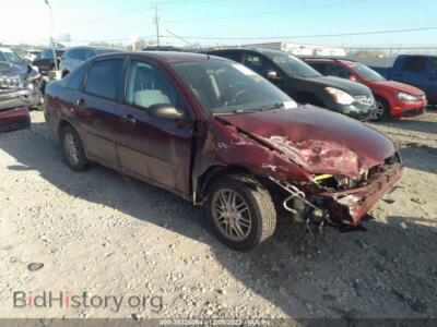 2006 Ford FOCUS S/SE/SES, red — VIN 1FAFP34N16W173731, IAAI
