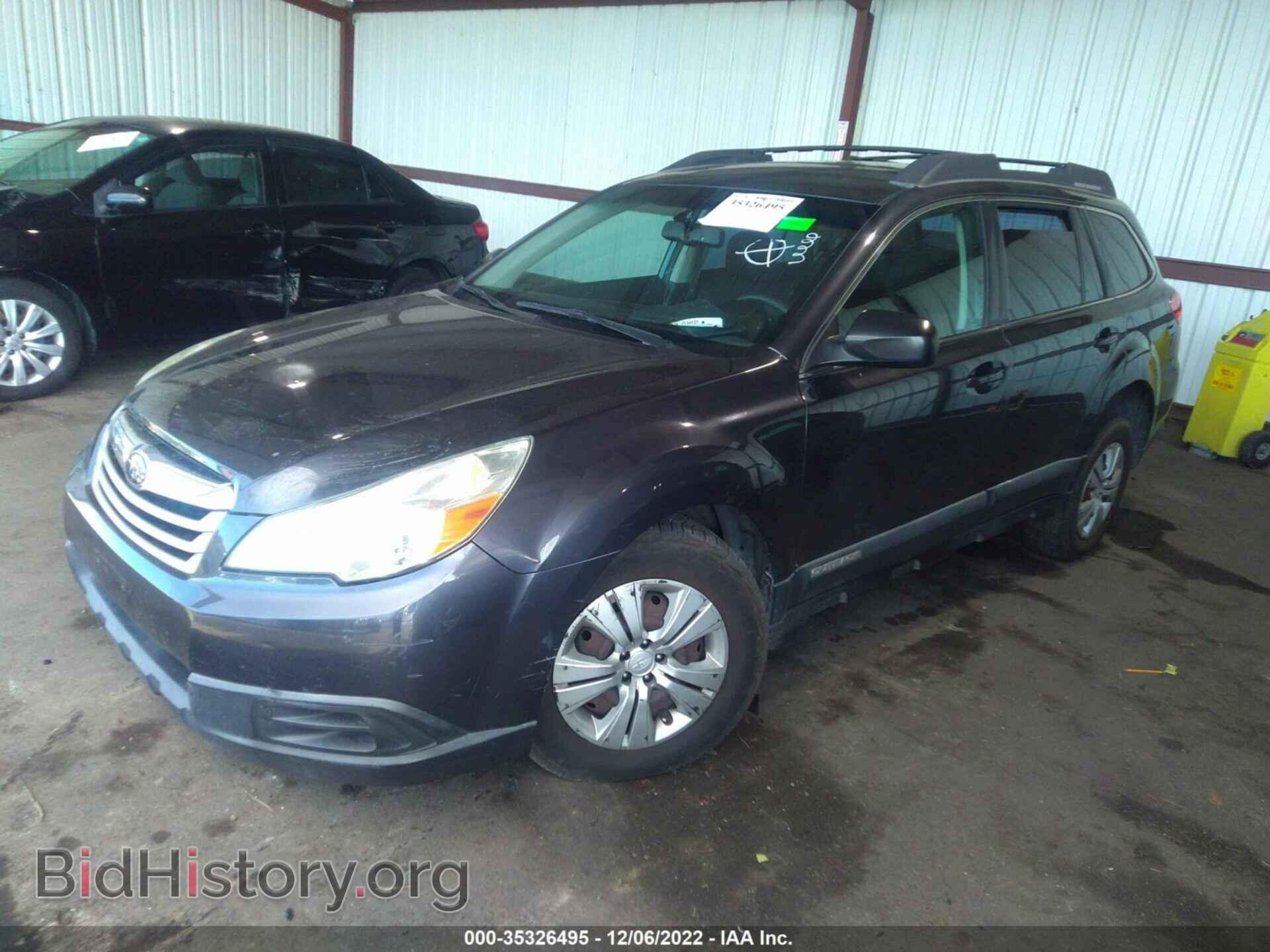 2010 SUBARU OUTBACK - VIN: 4S4BRBAC3A3369319 - Фото 2