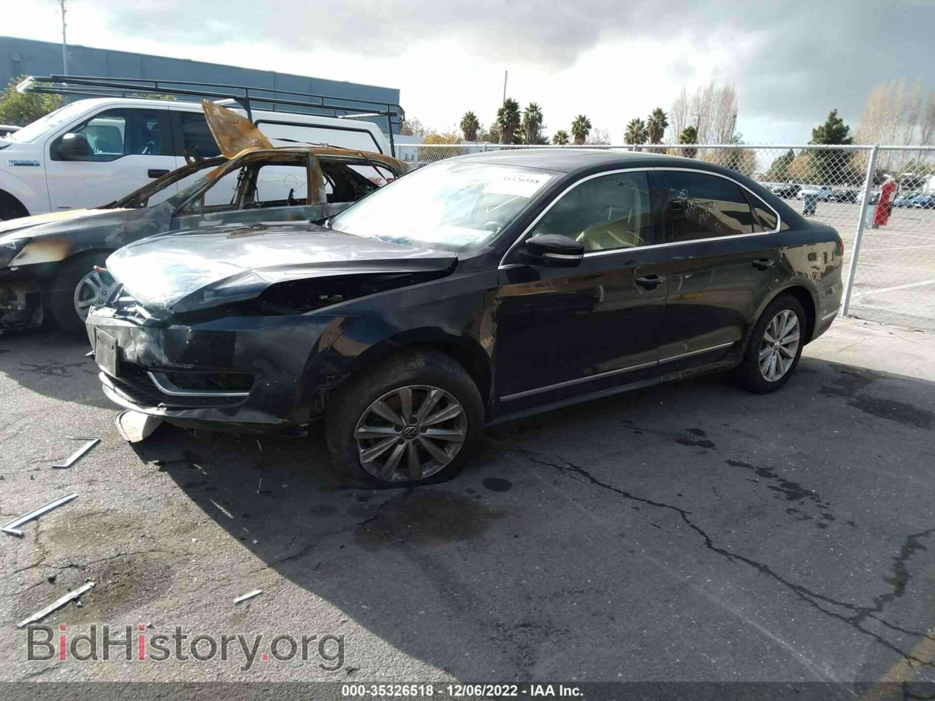 2013 VOLKSWAGEN PASSAT - VIN: 1VWCP7A33DC059359 - Фото 2