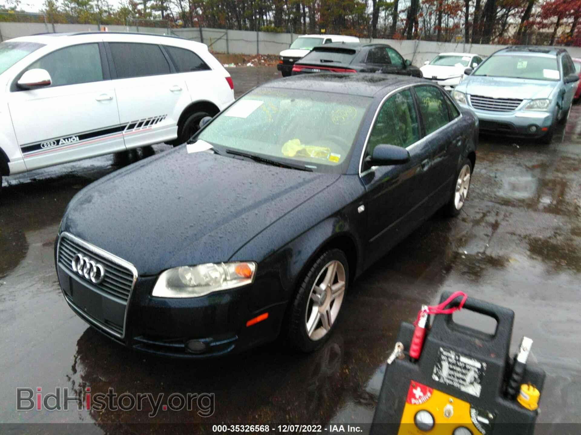 2007 AUDI A4 - VIN: WAUDF78E37A171724 - Фото 2