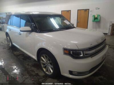 2014 Ford FLEX Limited, белый — VIN 2FMHK6D89EBD05059, IAAI