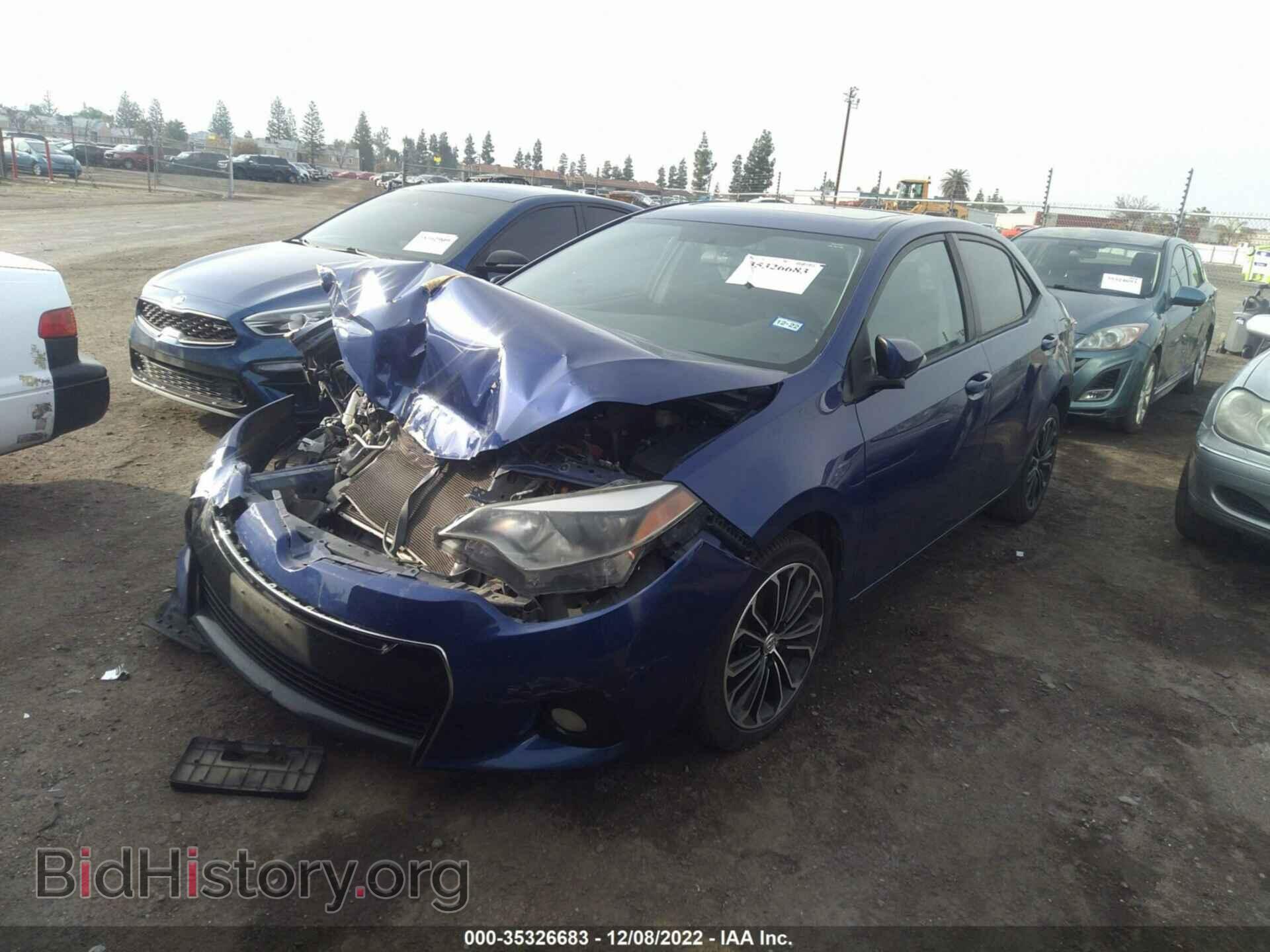 2014 TOYOTA COROLLA - VIN: 5YFBURHE8EP037943 - Фото 2