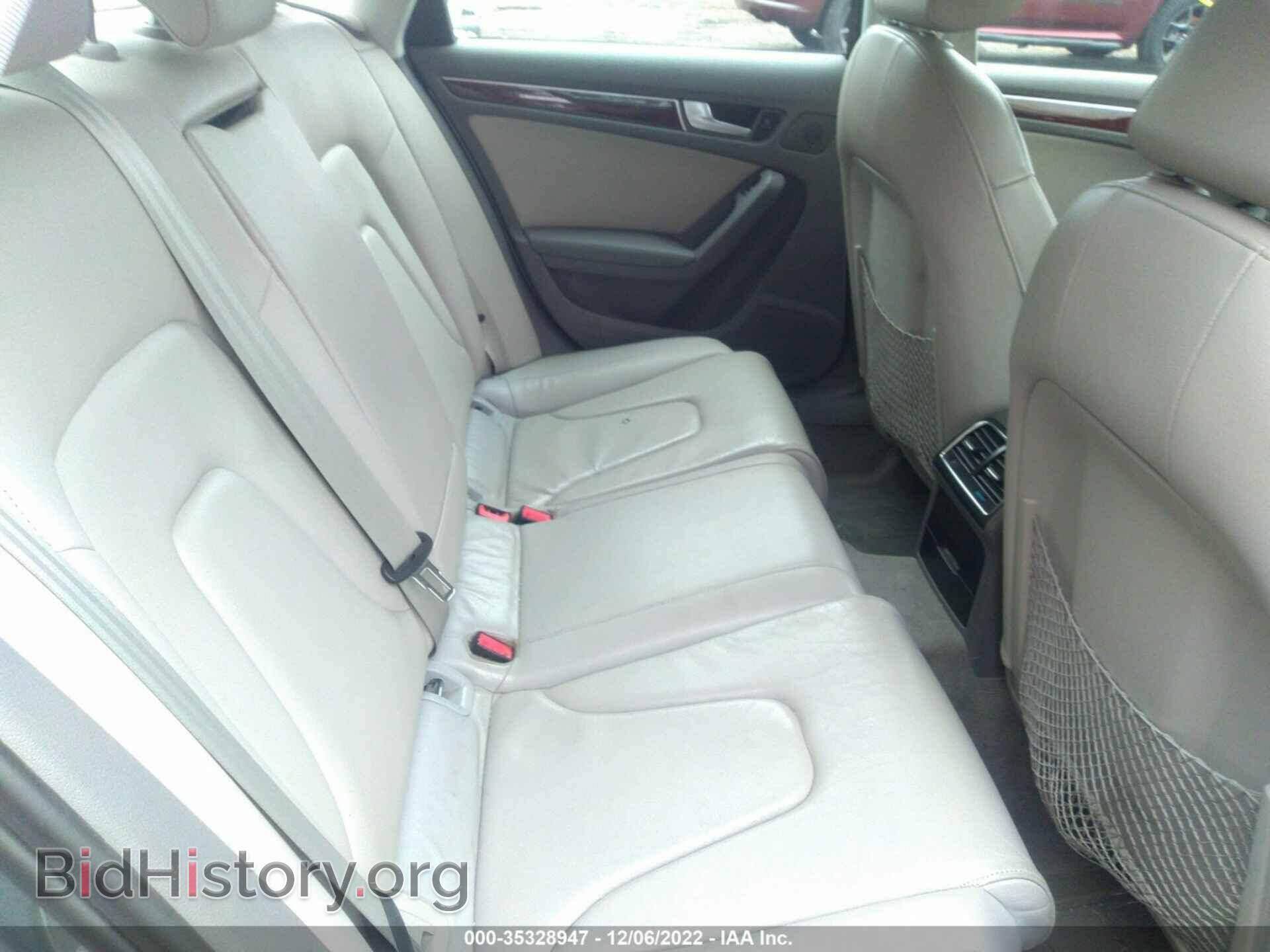 2011 AUDI A4 - VIN: WAUFFAFL0BN052960 - Фото 8
