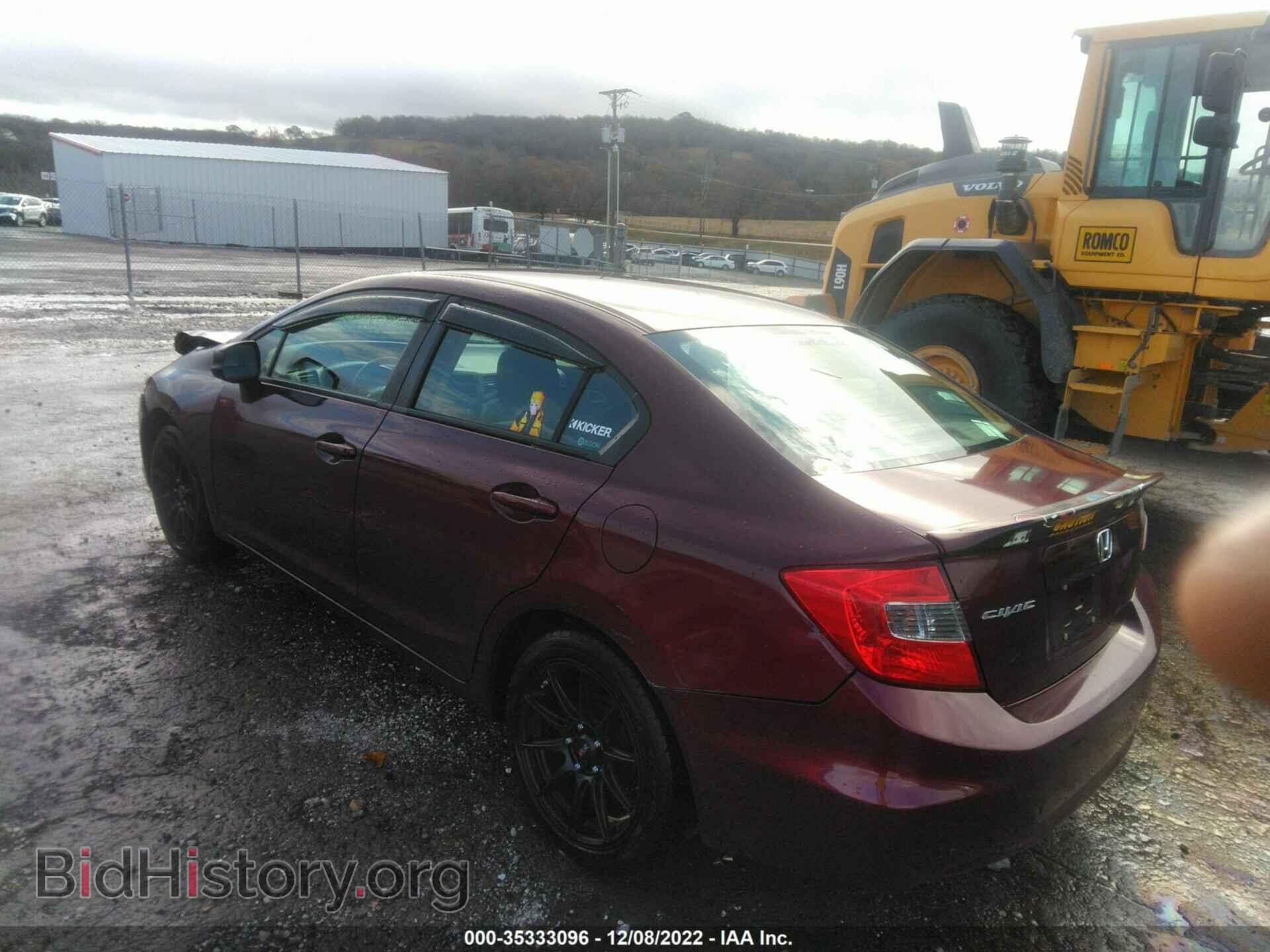 2012 HONDA CIVIC SDN - VIN: 2HGFB2F5XCH604594 - Фото 3