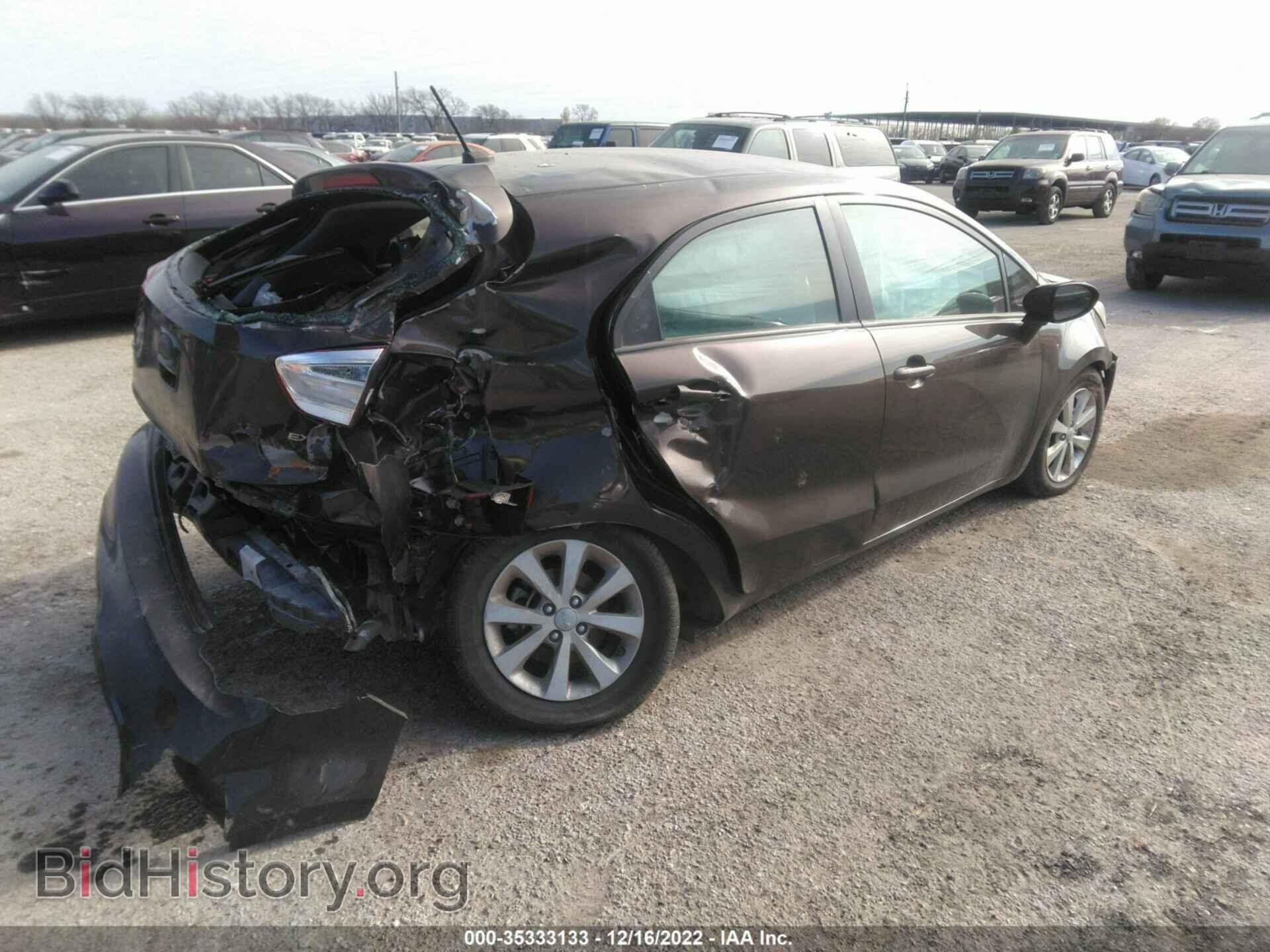 2013 KIA RIO - VIN: KNADN5A33D6227286 - Фото 4
