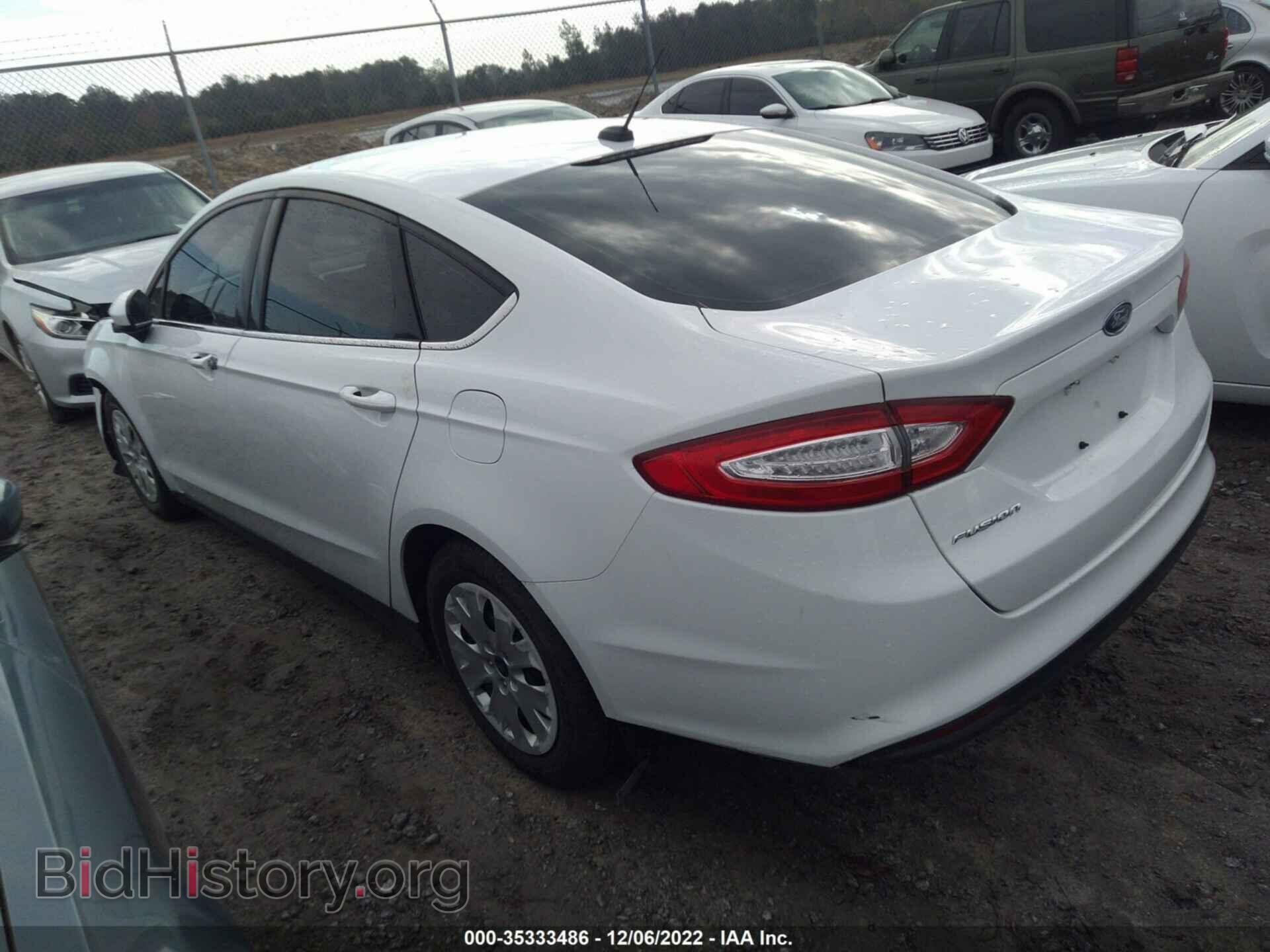 2013 FORD FUSION - VIN: 3FA6P0G7XDR184609 - Фото 3
