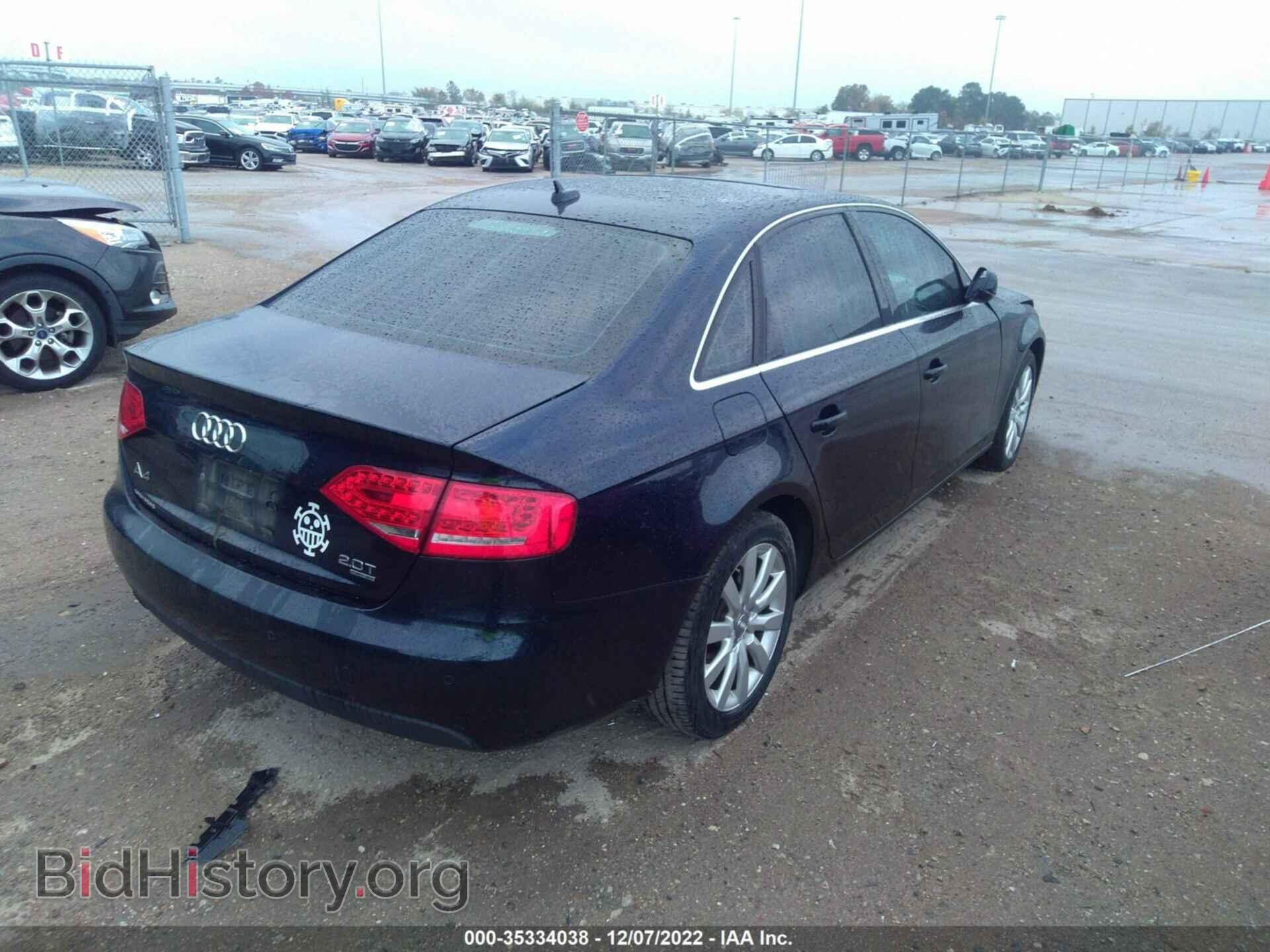 2011 AUDI A4 - VIN: WAUFFAFL3BN006216 - Photo 4