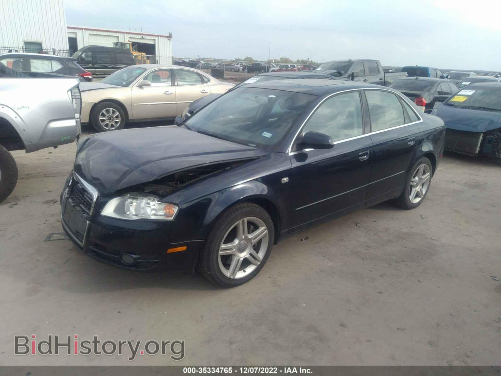 2007 AUDI A4 - VIN: WAUDF78E47A144158 - Фото 2
