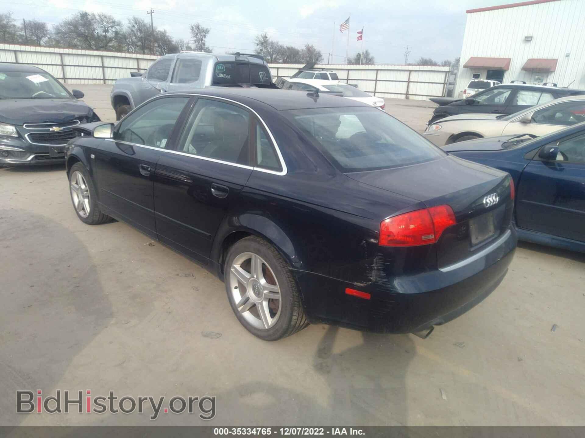 2007 AUDI A4 - VIN: WAUDF78E47A144158 - Фото 3