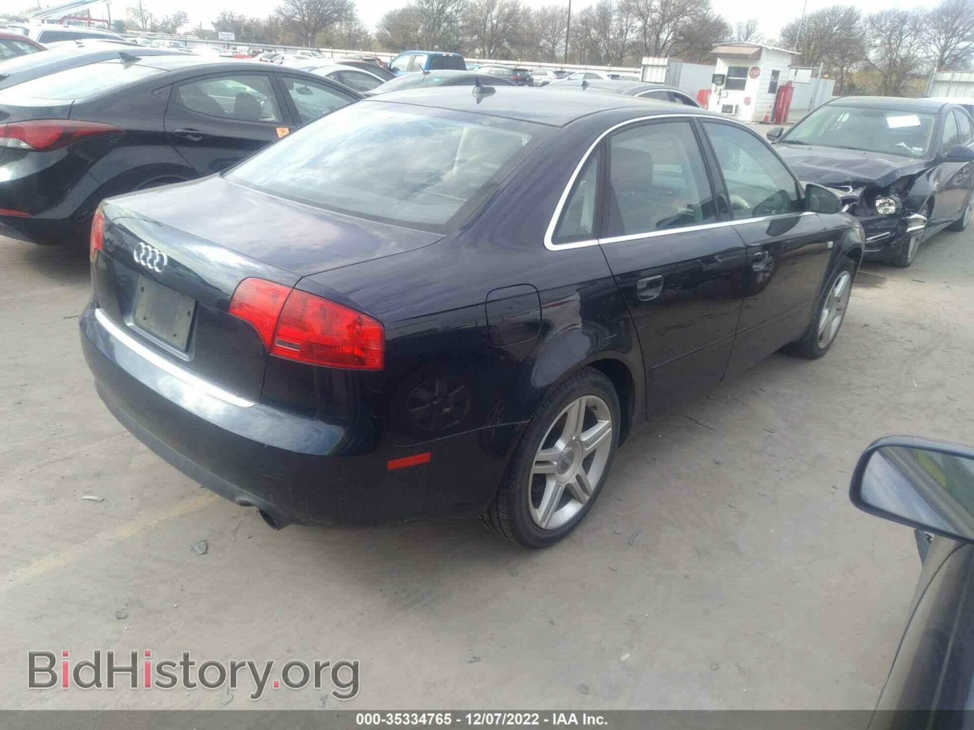 2007 AUDI A4 - VIN: WAUDF78E47A144158 - Фото 4