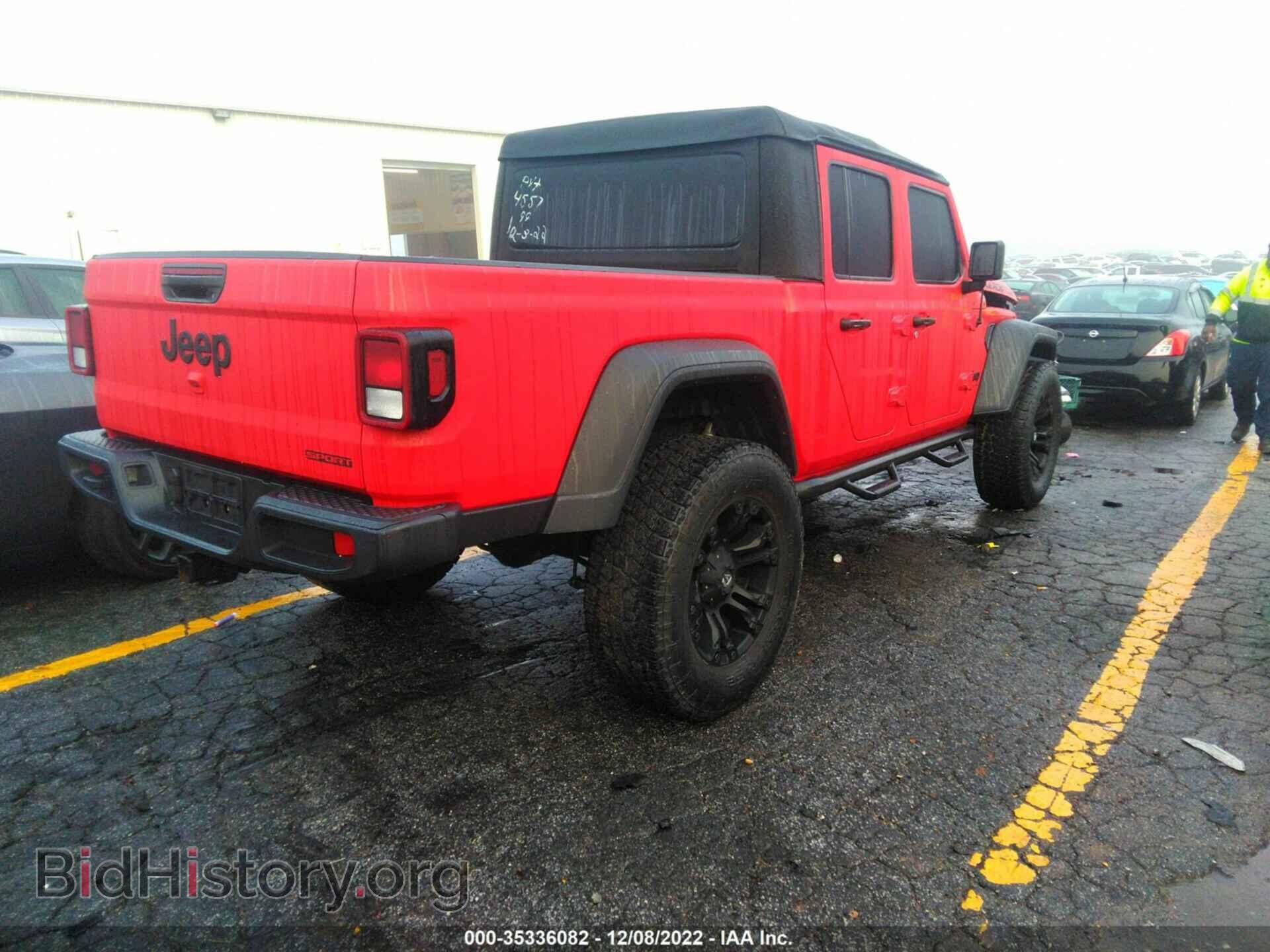 2020 JEEP GLADIATOR - VIN: 1C6HJTAGXLL124557 - Фото 4