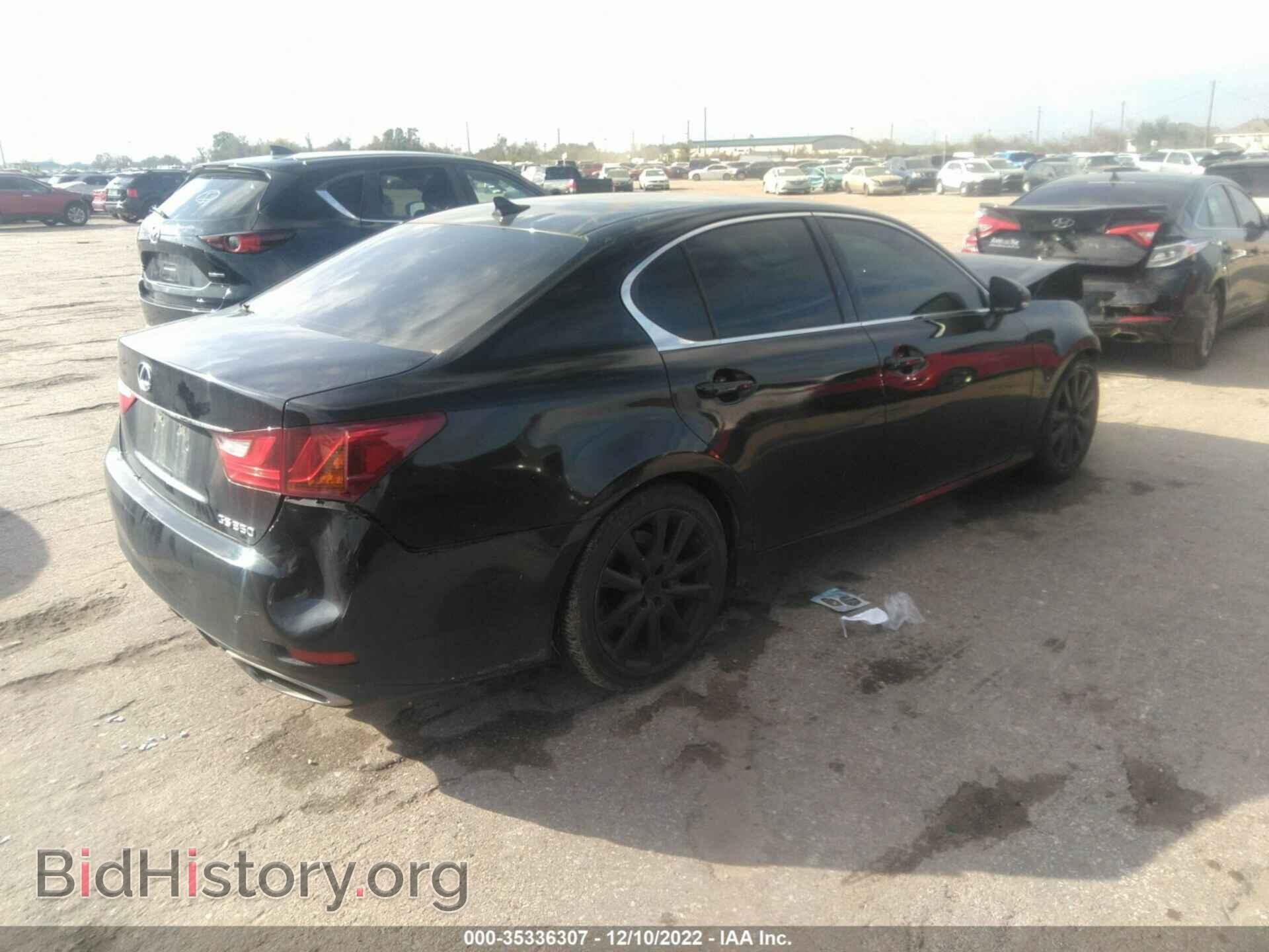 2013 LEXUS GS 350 - VIN: JTHBE1BL7D5005002 - Фото 4