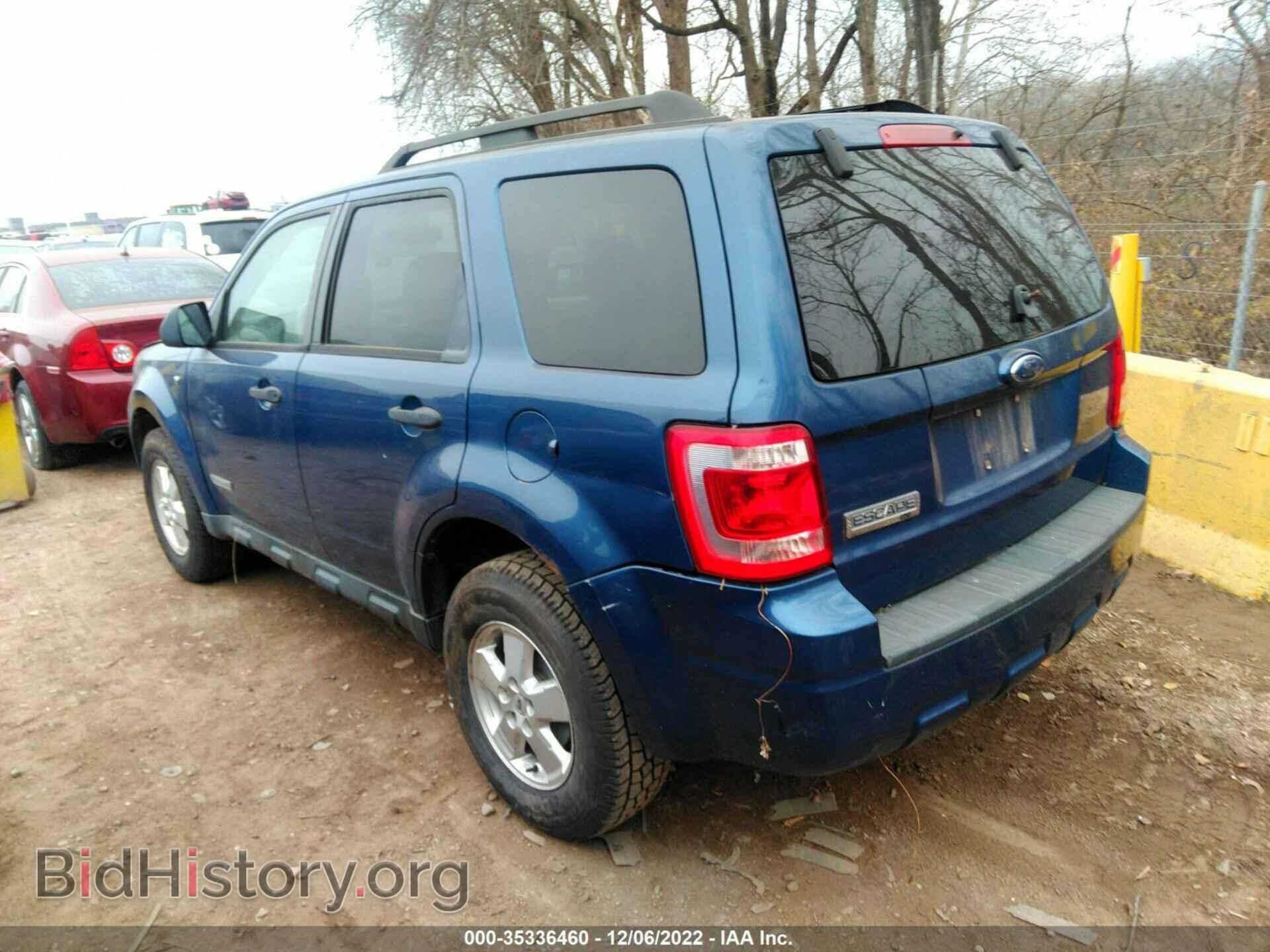 2008 FORD ESCAPE - VIN: 1FMCU03118KB35442 - Фото 3