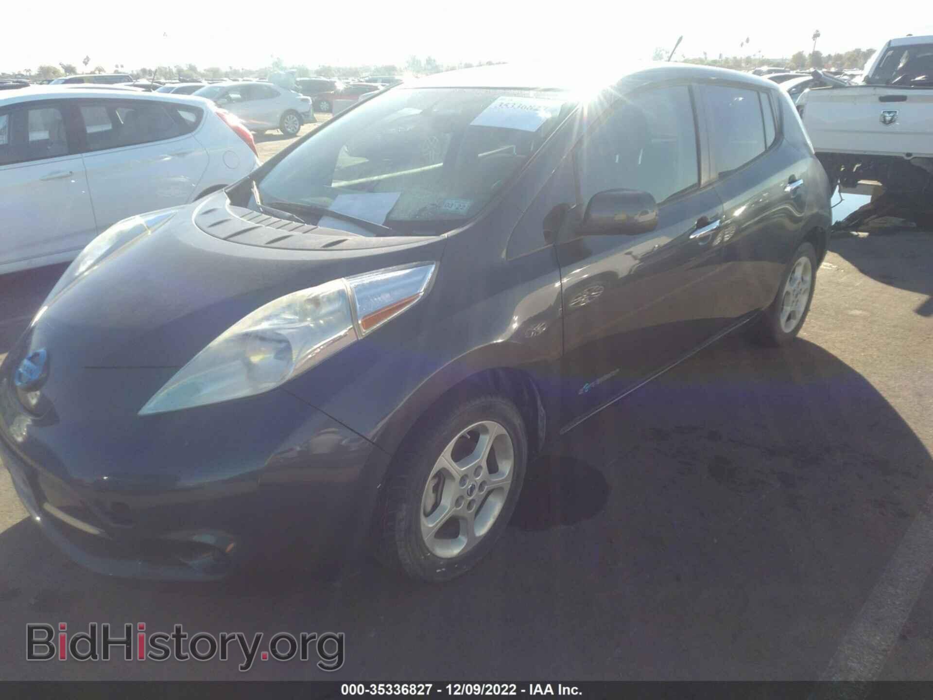 2013 NISSAN LEAF - VIN: 1N4AZ0CP6DC403736 - Фото 2