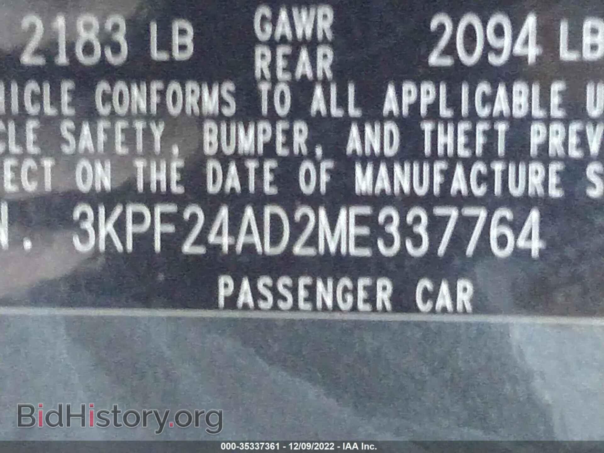 2021 KIA FORTE - VIN: 3KPF24AD2ME337764 - Photo 9