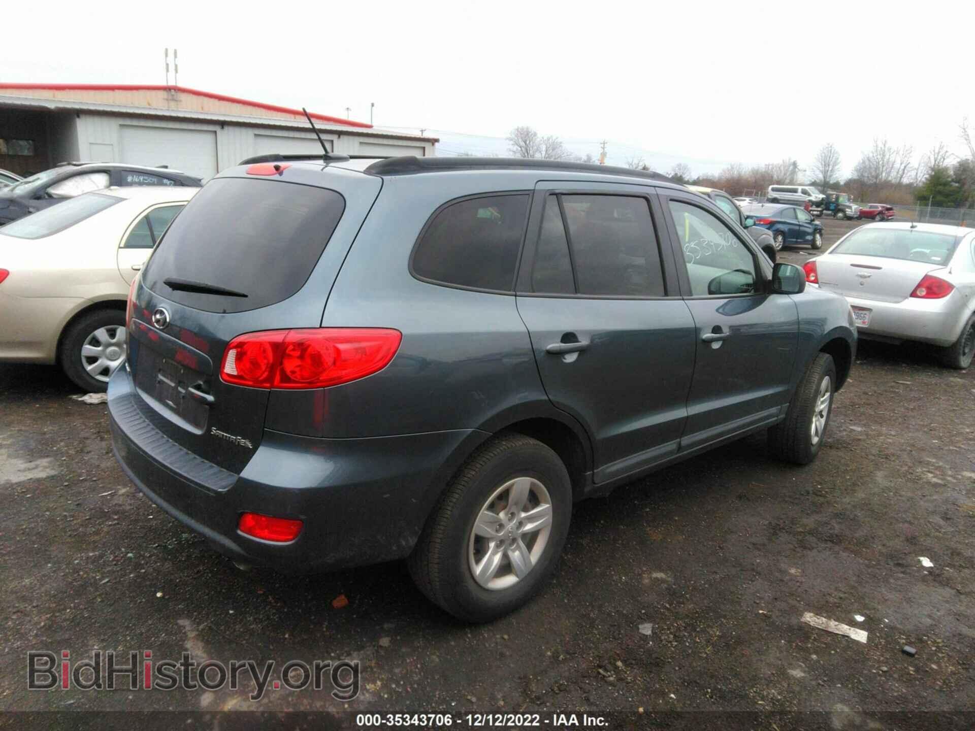 2009 HYUNDAI SANTA FE - VIN: 5NMSG13D89H278702 - Фото 4
