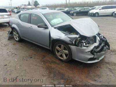 2013 Dodge AVENGER SE, silver — VIN 1C3CDZAB2DN605267, IAAI
