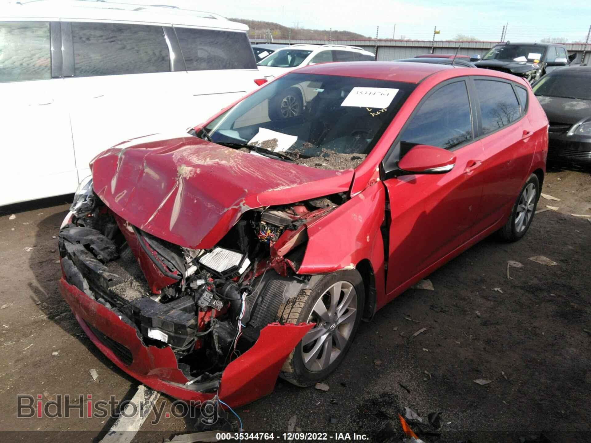 2013 HYUNDAI ACCENT - VIN: KMHCU5AE6DU074834 - Фото 2