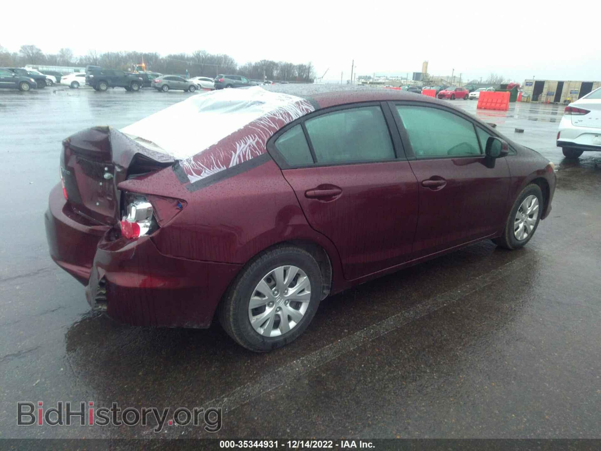 2012 HONDA CIVIC SDN - VIN: 19XFB2F58CE042723 - Фото 4