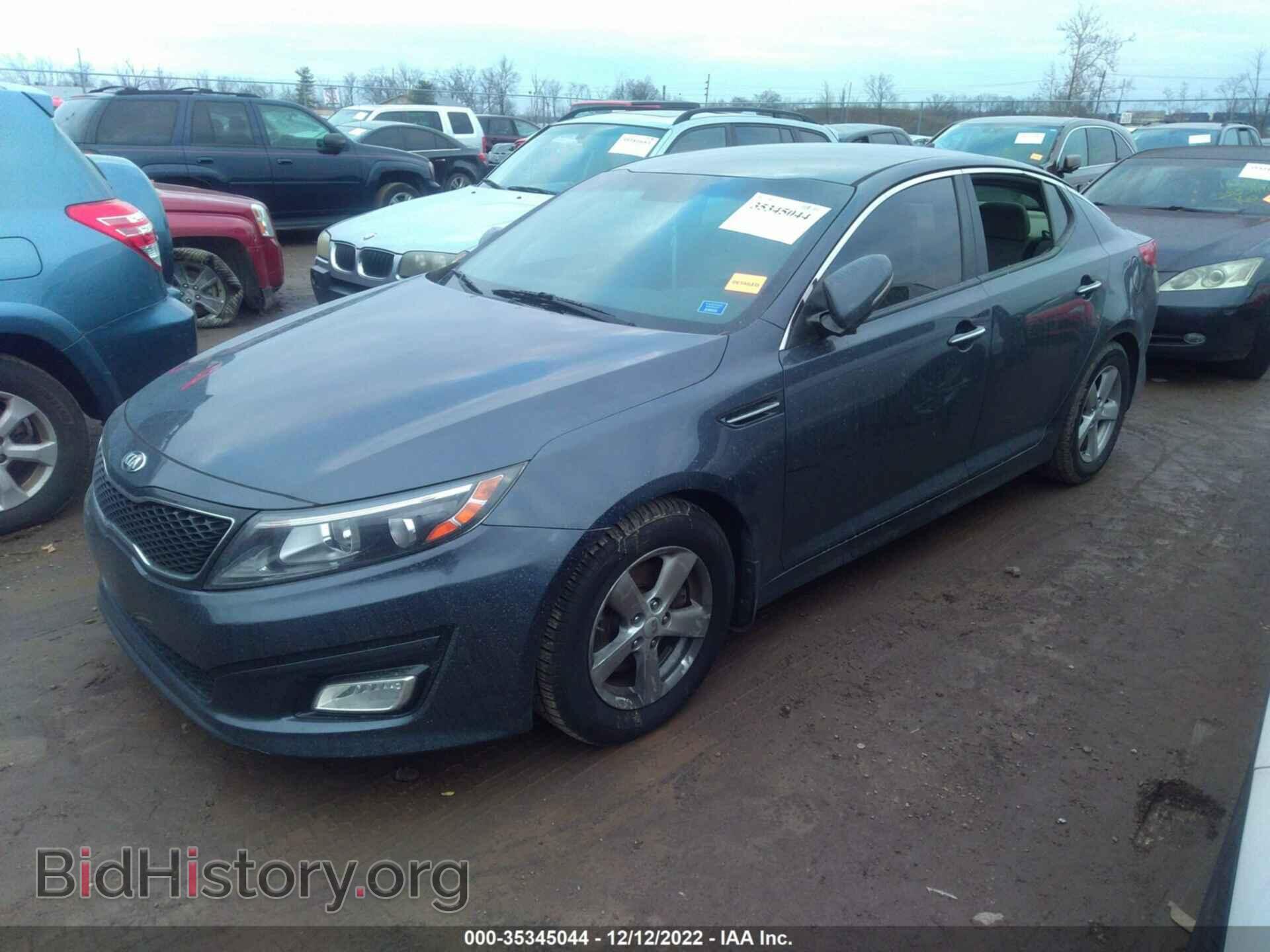 2015 KIA OPTIMA - VIN: KNAGM4A74F5584708 - Фото 2