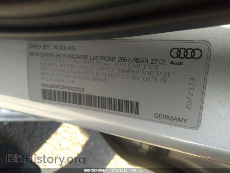 2015 Audi A6 (VIN WAUGFAFC4FN022029) — photo 9 of 12