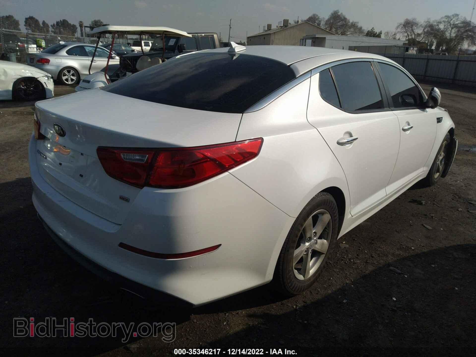 2015 KIA OPTIMA - VIN: KNAGM4A70F5635718 - Фото 4