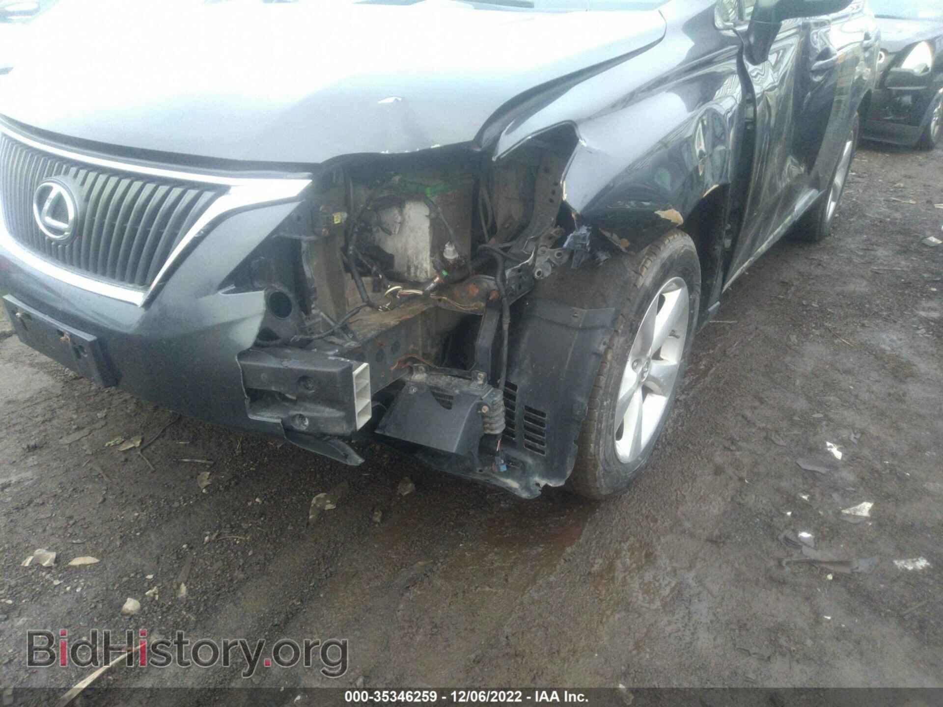 2010 LEXUS RX 350 - VIN: 2T2BK1BA5AC020567 - Фото 6