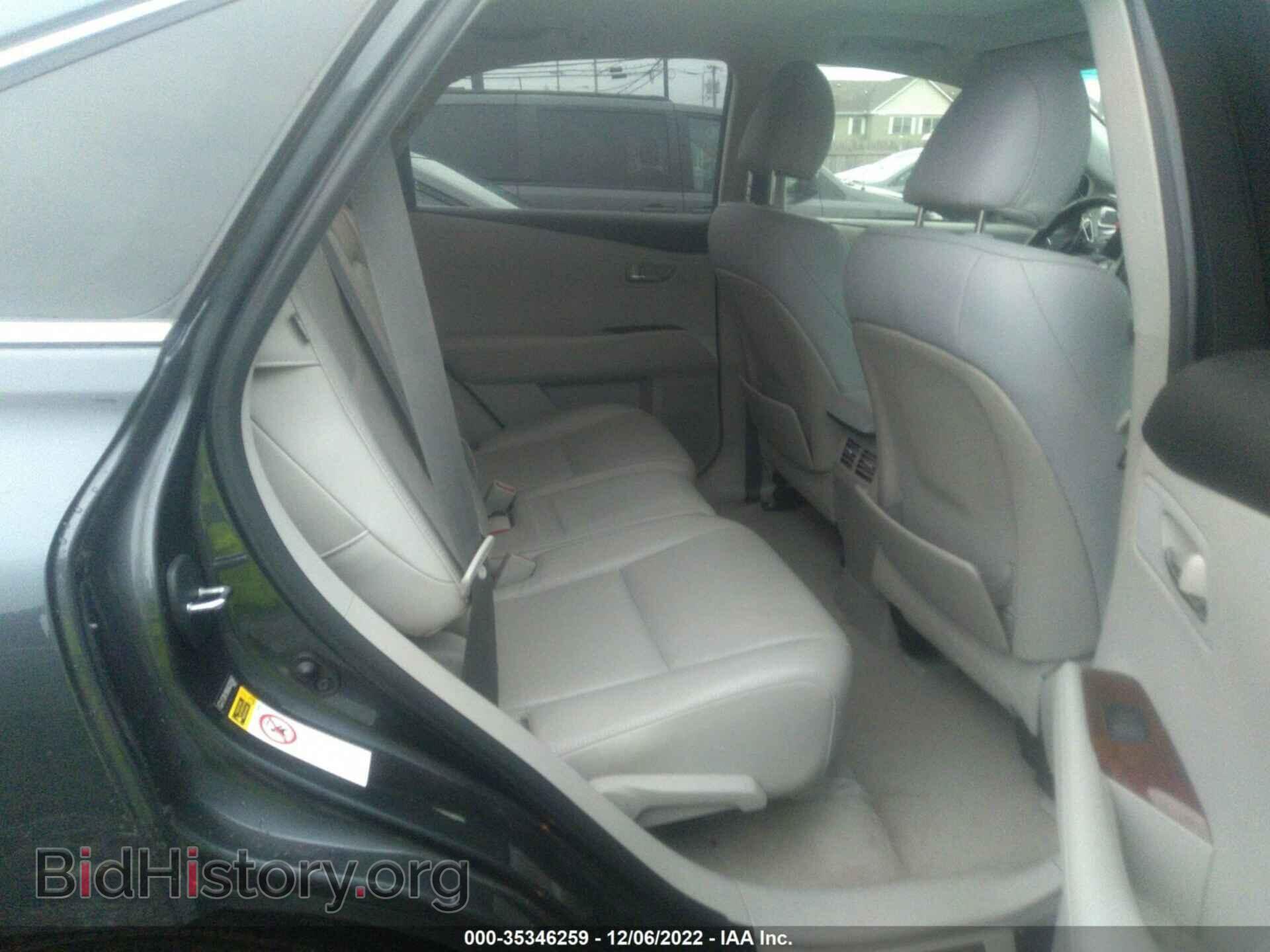 2010 LEXUS RX 350 - VIN: 2T2BK1BA5AC020567 - Фото 8