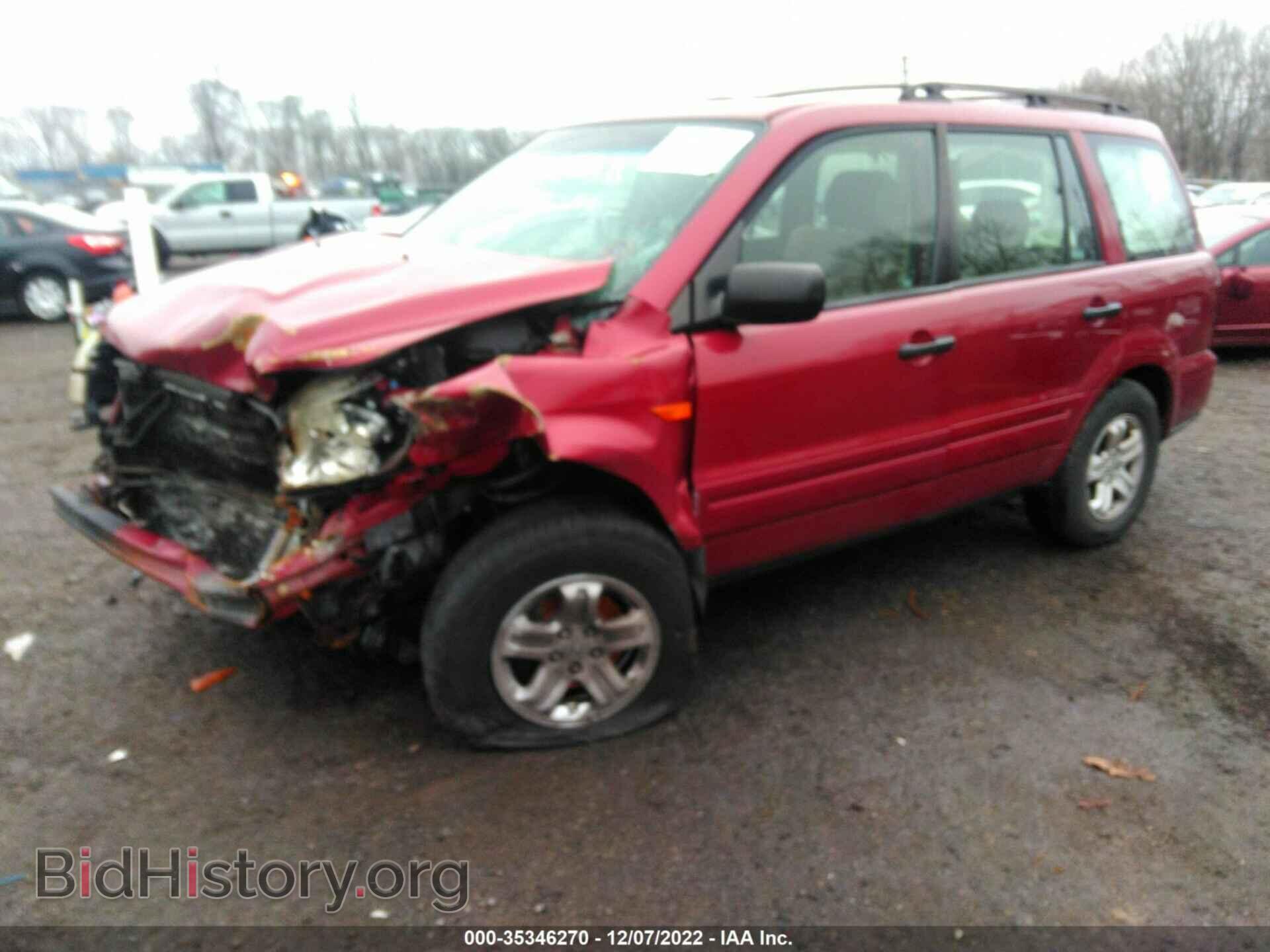 2006 HONDA PILOT - VIN: 5FNYF18196B018592 - Фото 2