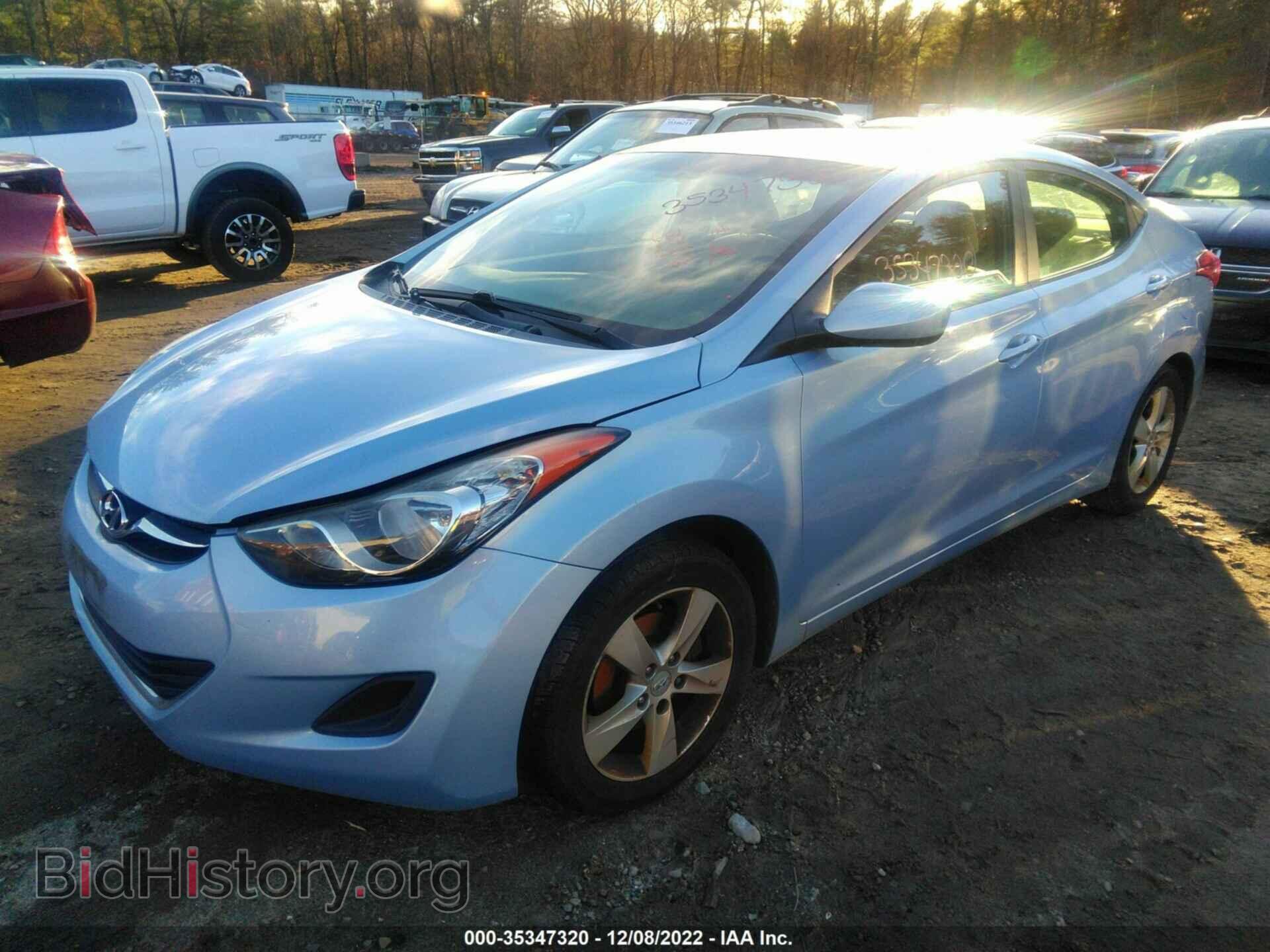 2011 HYUNDAI ELANTRA - VIN: KMHDH4AE6BU088409 - Photo 2
