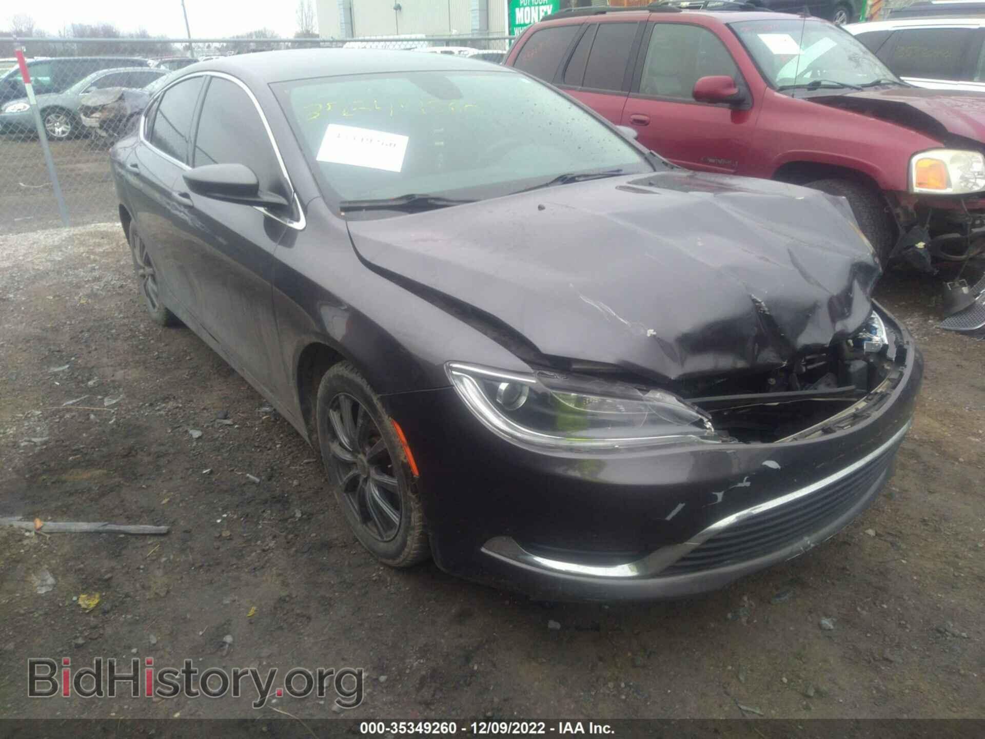 Фотография 1C3CCCABXGN137101 - CHRYSLER 200 2016