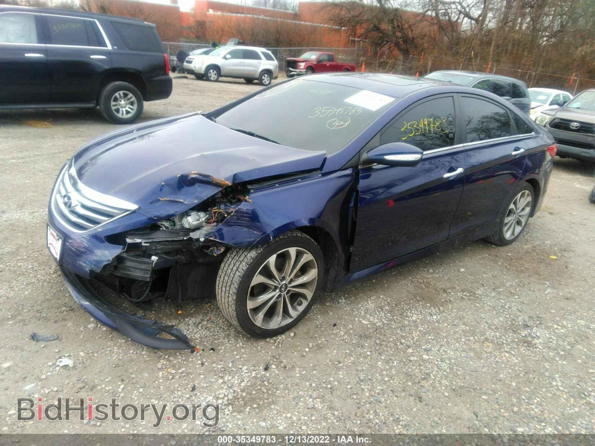 2014 HYUNDAI SONATA - VIN: 5NPEC4AB3EH856763 - Фото 2