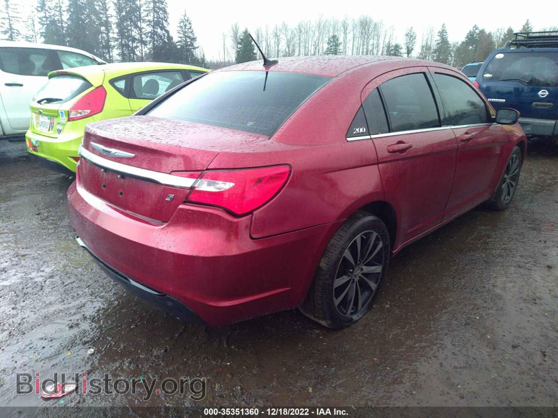 2014 CHRYSLER 200 - VIN: 1C3CCBBG4EN108209 - Фото 4