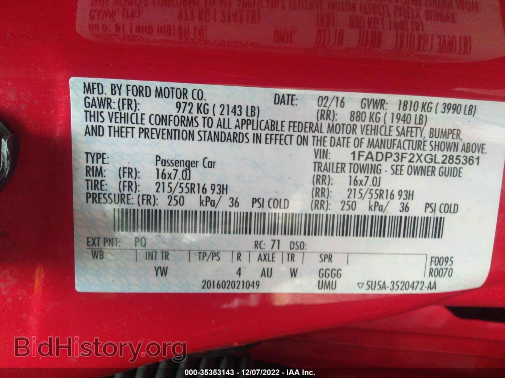 2016 FORD FOCUS - VIN: 1FADP3F2XGL285361 - Photo 9
