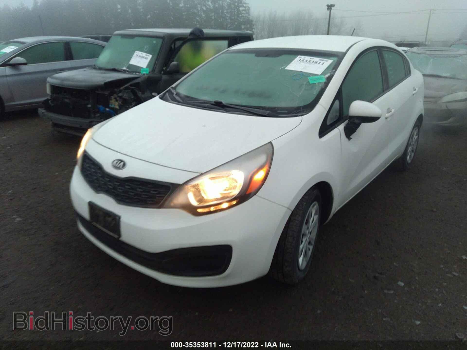 2014 KIA RIO - VIN: KNADM4A33E6404496 - Фото 2