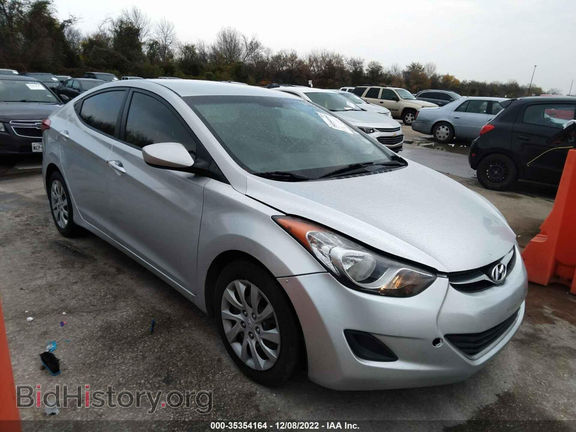 Photo 5NPDH4AE6CH129685 - HYUNDAI ELANTRA 2012