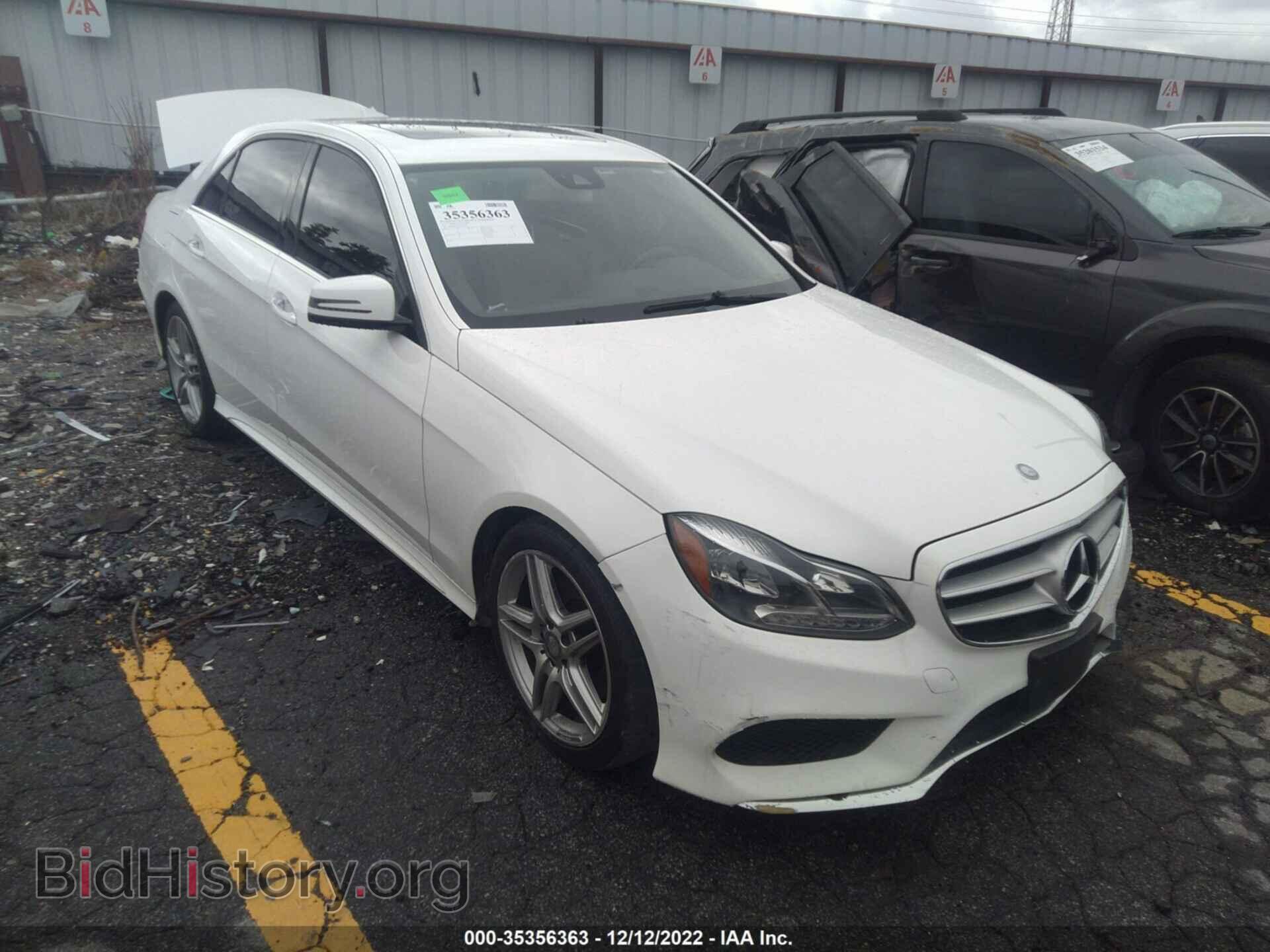 Photo WDDHF8JB9EA809391 - MERCEDES-BENZ E-CLASS 2014