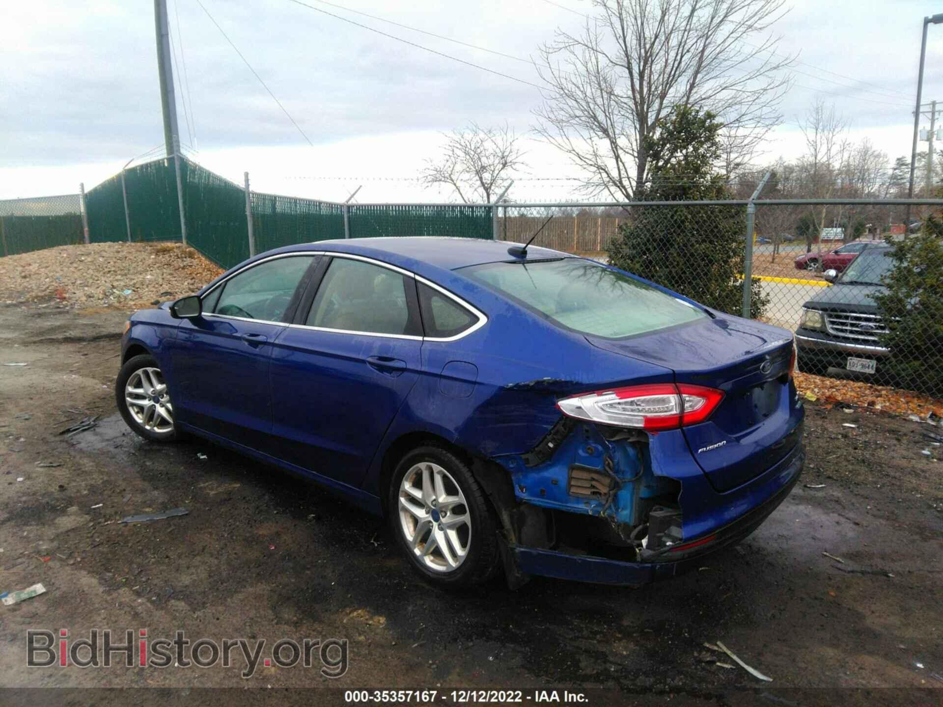2013 FORD FUSION - VIN: 3FA6P0HRXDR138729 - Фото 3