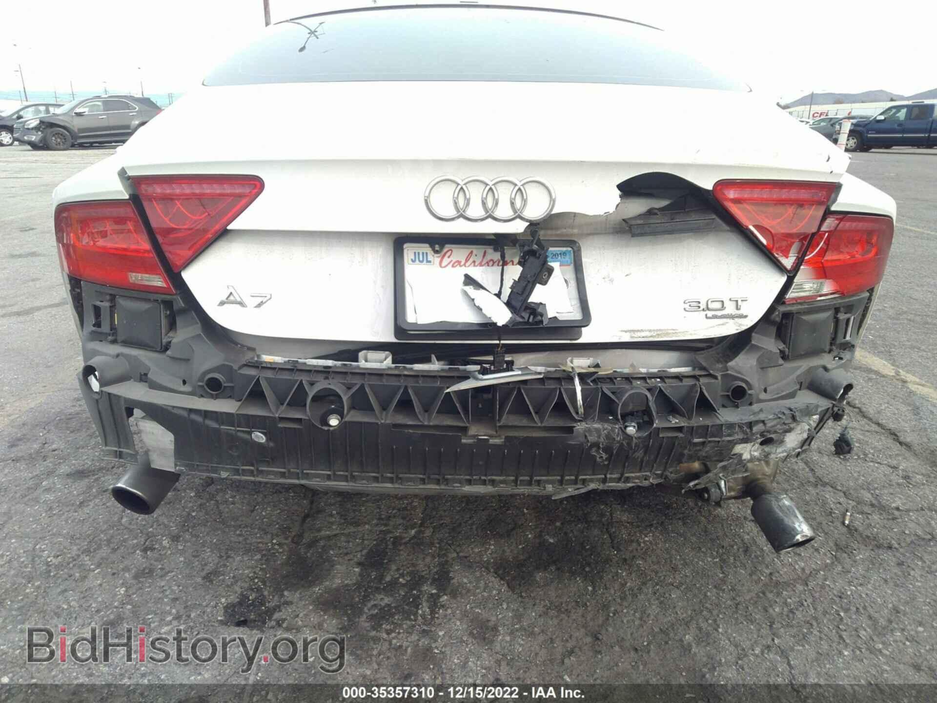 2012 AUDI A7 - VIN: WAUSGAFC2CN001246 - Фото 6