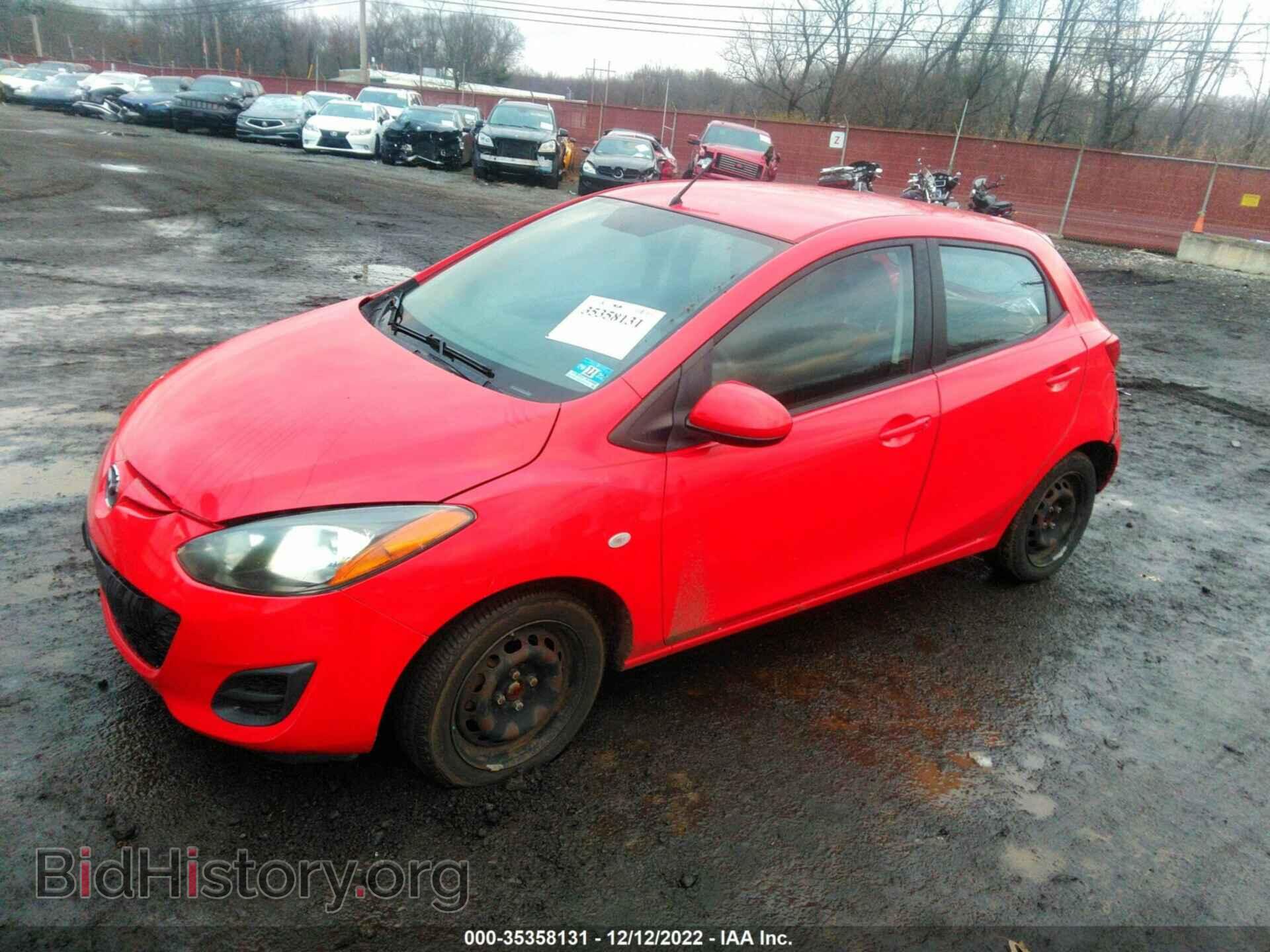 2013 MAZDA MAZDA2 - VIN: JM1DE1KZ7D0164095 - Фото 2