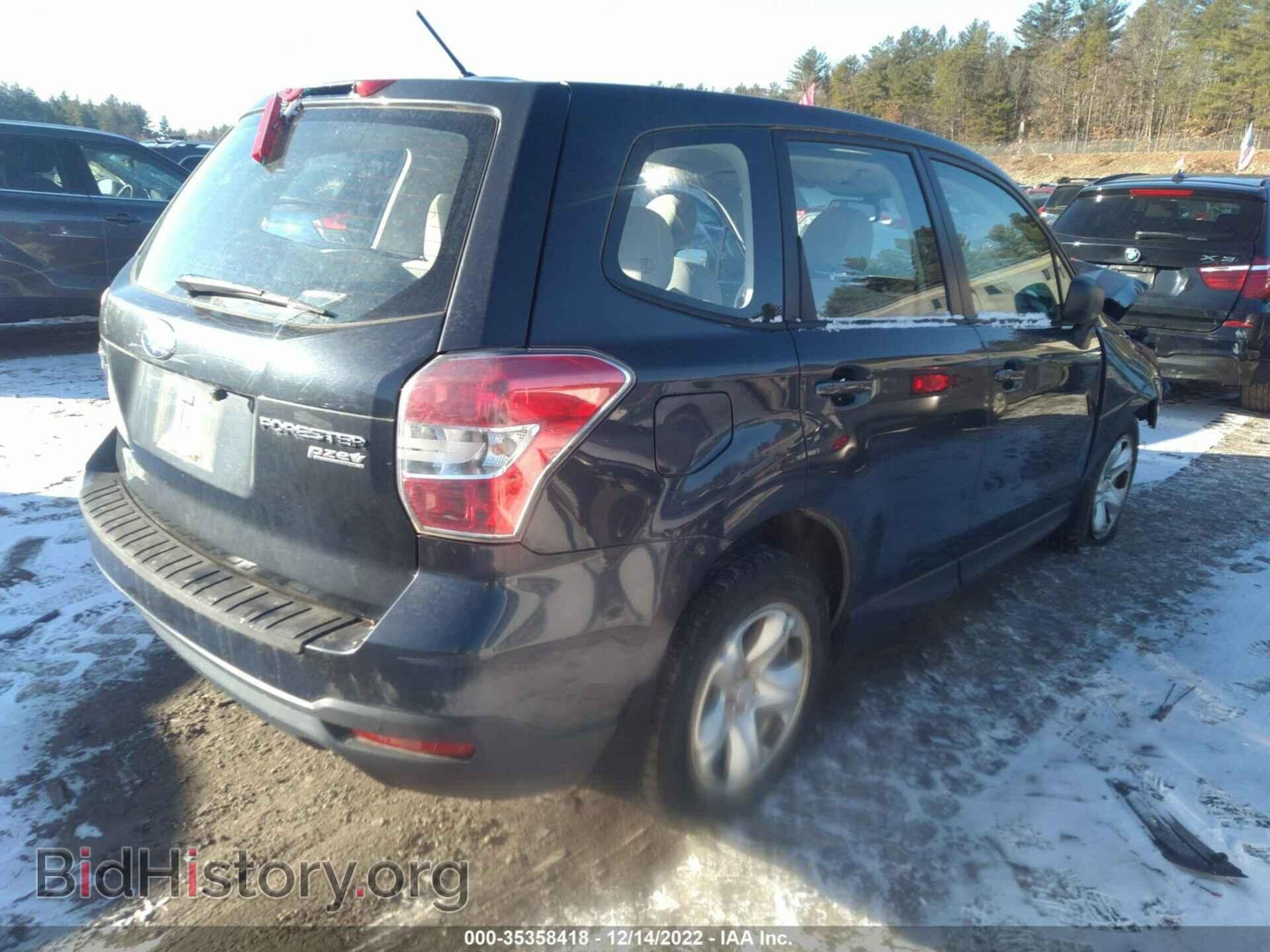 2014 SUBARU FORESTER - VIN: JF2SJAAC3EH431365 - Фото 4